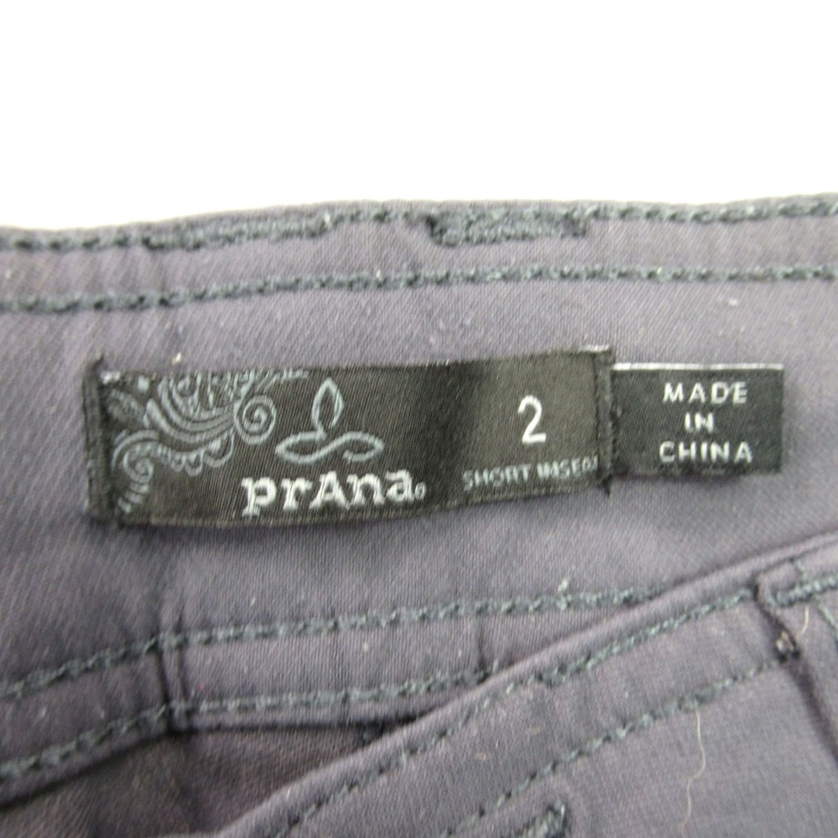 Prana prAna Pants Womens 2 Cargo Pockets Straight Leg Casual Outdoors Gray Size 26" / US 2 / IT 38 - 3 Thumbnail
