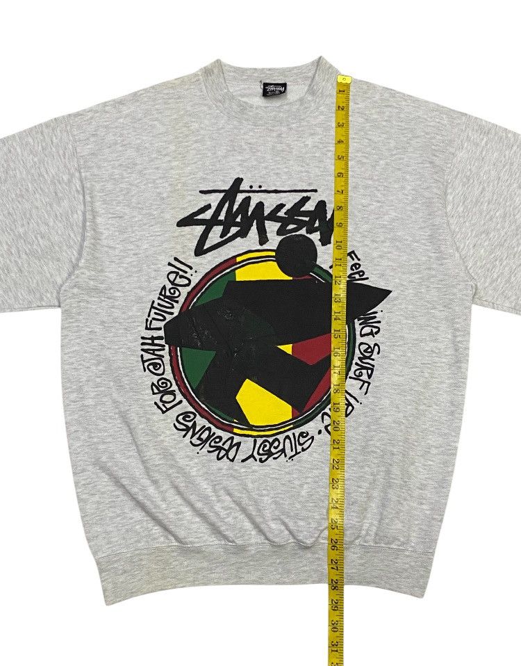 Stussy × Vintage Vintage Stussy Rasta Sweatshirt Size US M / EU 48-50 / 2 - 14 Thumbnail