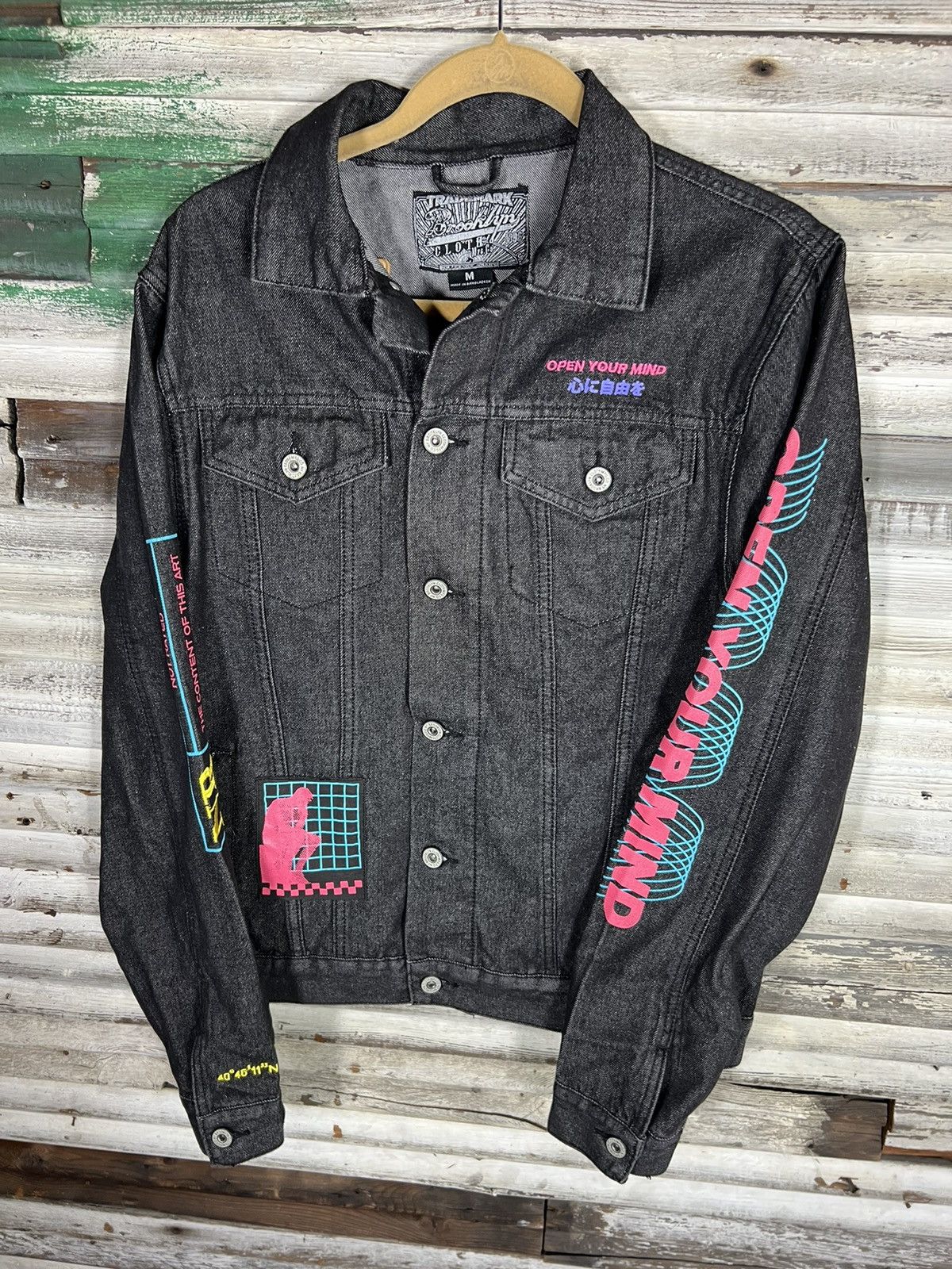 Other Open Your Mind Denim Jacket Size US M / EU 48-50 / 2 - 2 Thumbnail