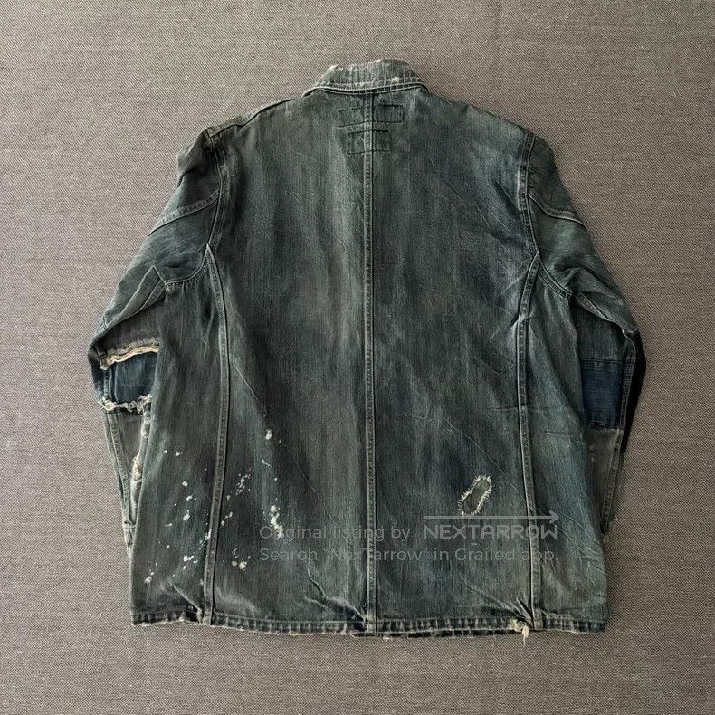 Neighborhood Neighborhood Work Denim Jacket Size US XL / EU 56 / 4 - 2 Thumbnail