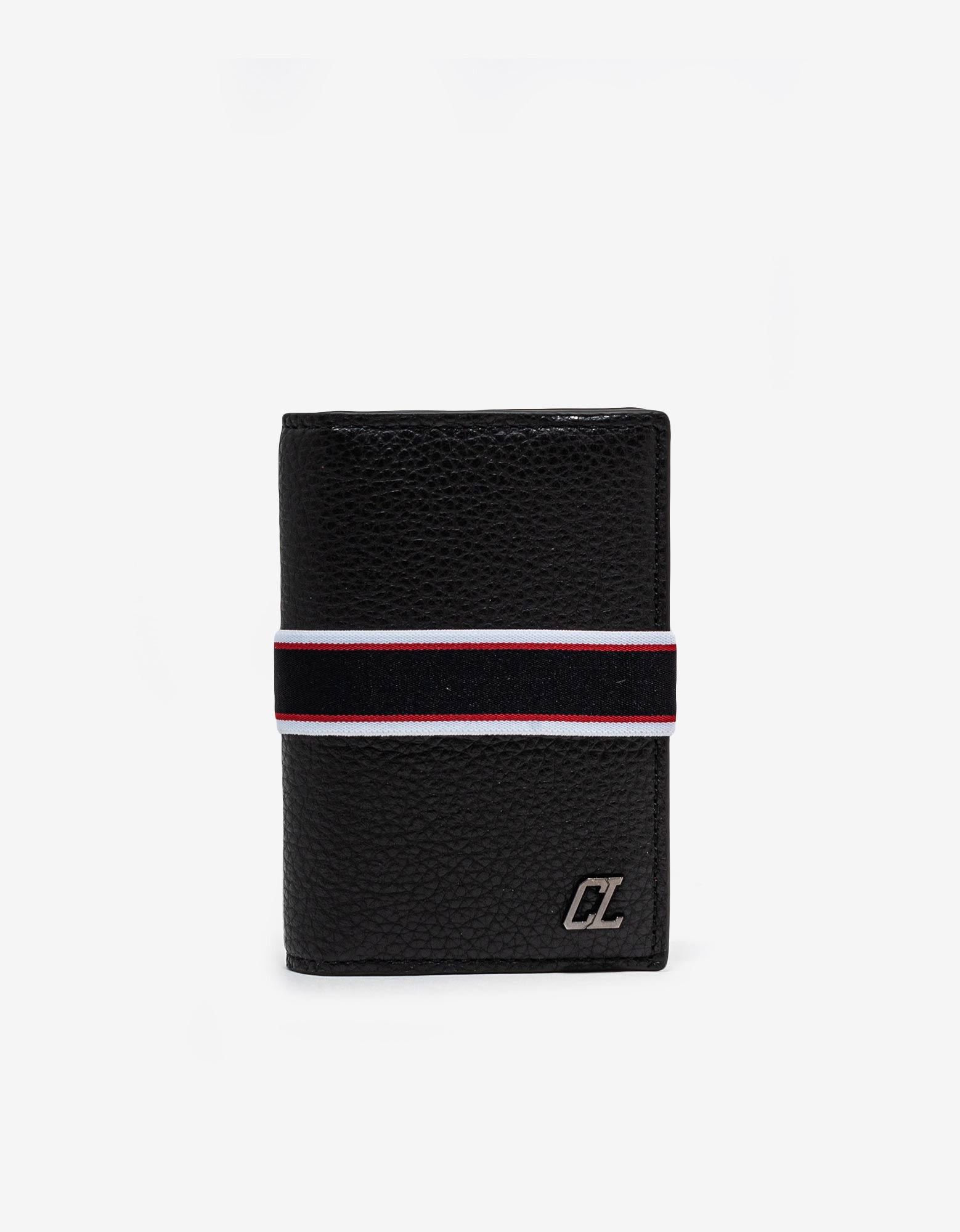 image of Christian Louboutin Fav Sifnos Black Card Wallet, Men's