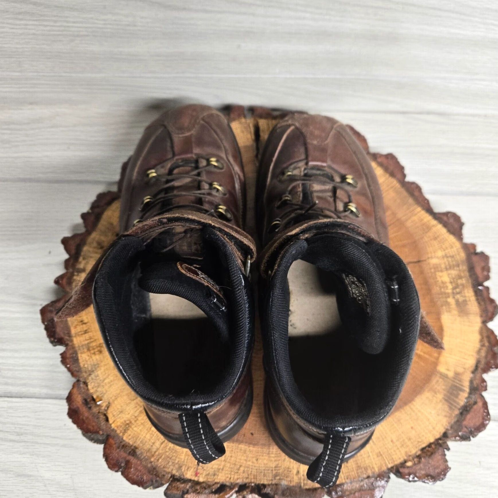 Vintage APEX A4100M Mens Brown Leather Hiking Boot 10.5 X-Wide Size US 11 / EU 44 - 5 Thumbnail