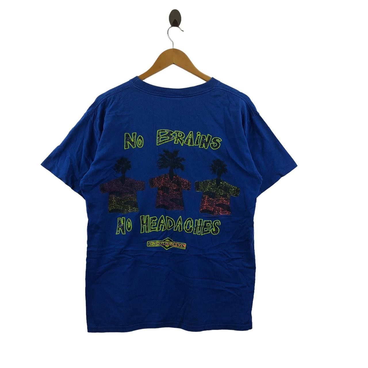 Gotcha Vintage 90’ GOTCHA SURF No Brains Hawaii USA Tee Shirt Size US M / EU 48-50 / 2 - 1 Thumbnail