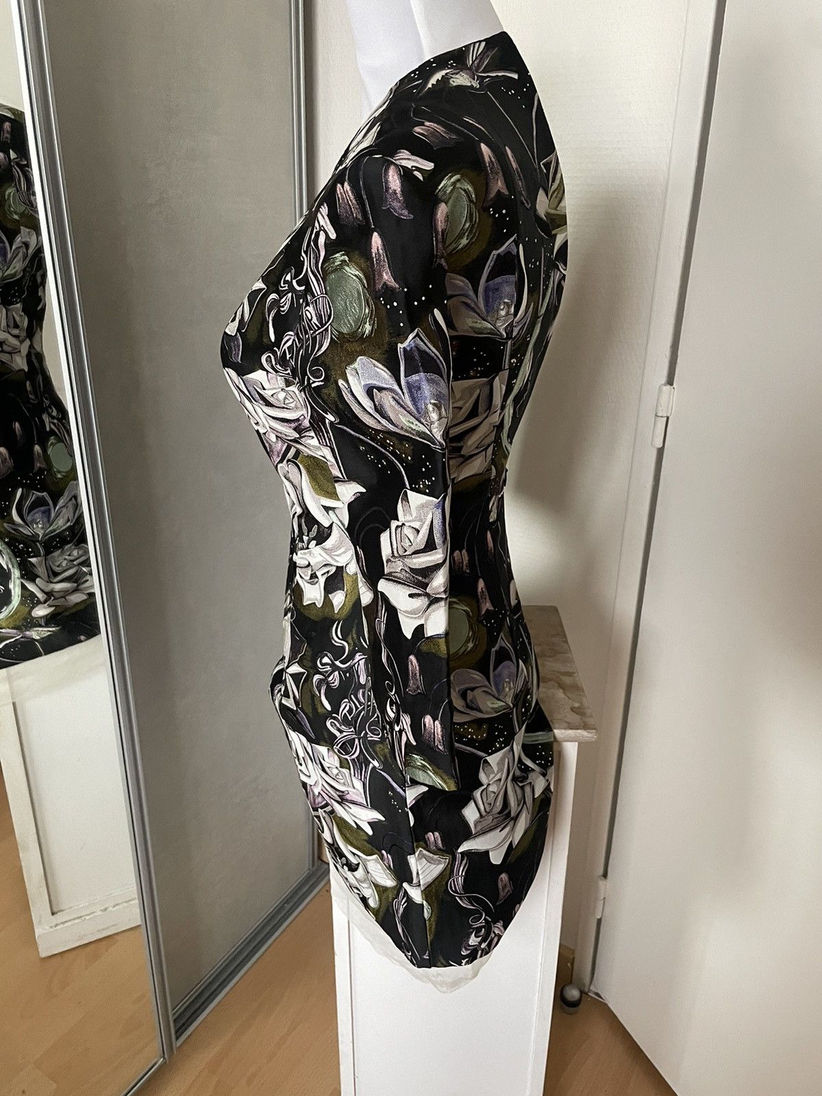 Dior CHRISTIAN DIOR Mini dress in silk Size XS / US 0-2 / IT 36-38 - 3 Thumbnail