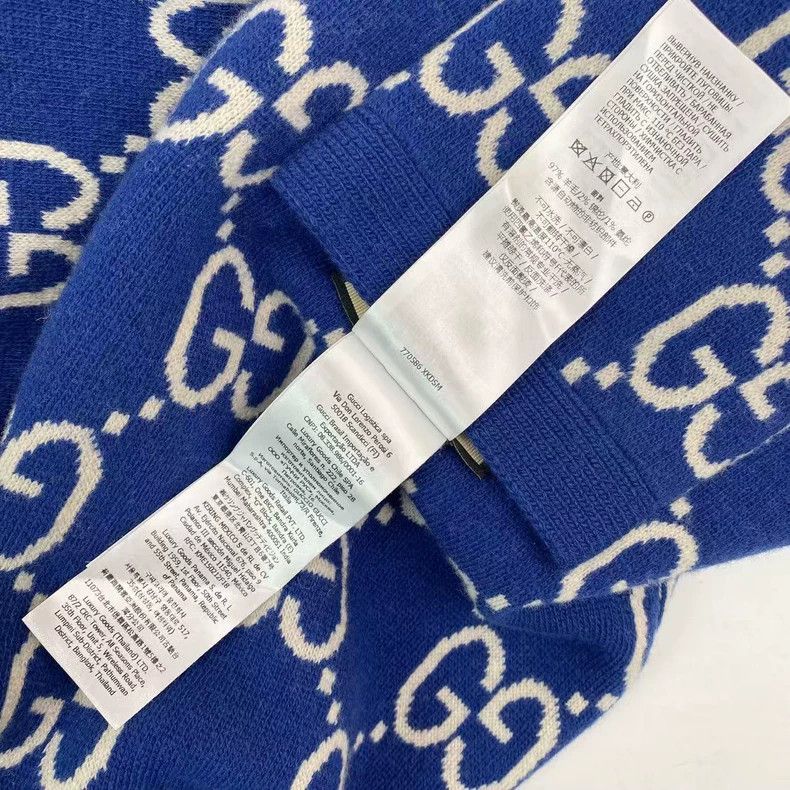 Gucci Gucci Wool double-sided logo full printed cardigan coat Size M / US 6-8 / IT 42-44 - 8 Thumbnail