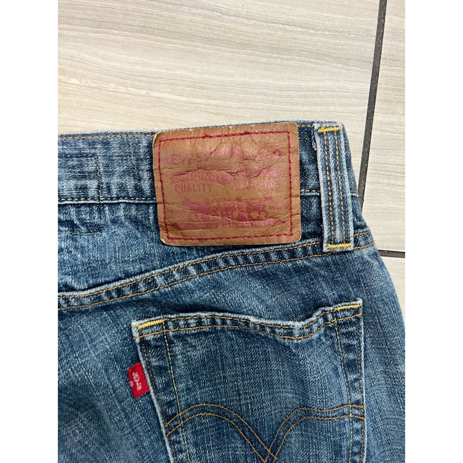 Levi's Levi’s 514 Slim Straight Blue Denim Jeans Size US 30 / EU 46 - 4 Thumbnail