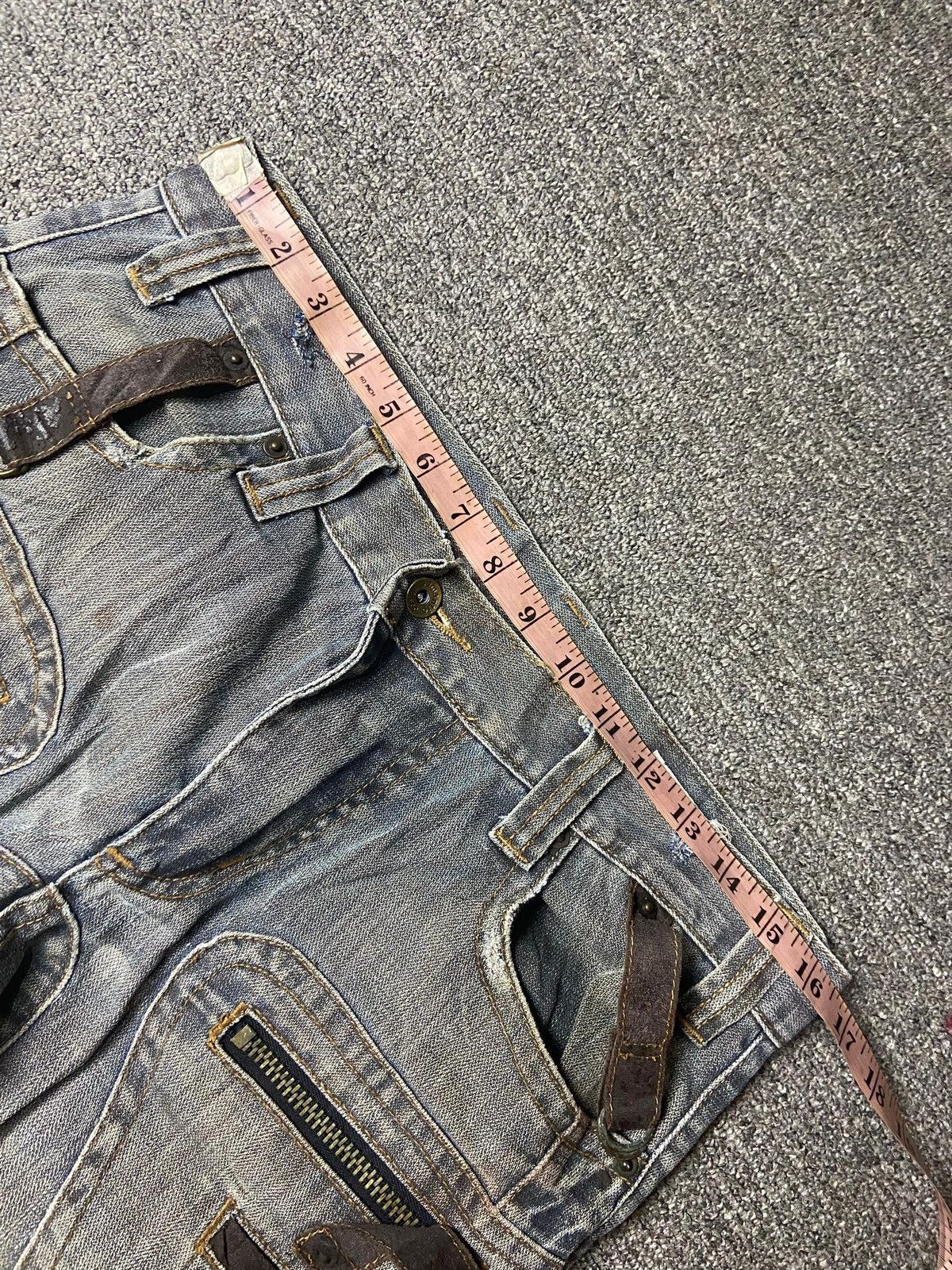 semanticdesign Semantic Design Distressed Denim Flare Jeans (151) Size US 33 - 9 Thumbnail