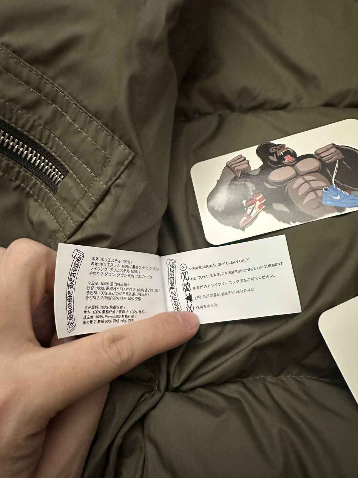 Chrome Hearts Chrome Hearts Puffer Jacket Olive Monogram Size US L / EU 52-54 / 3 - 6 Thumbnail