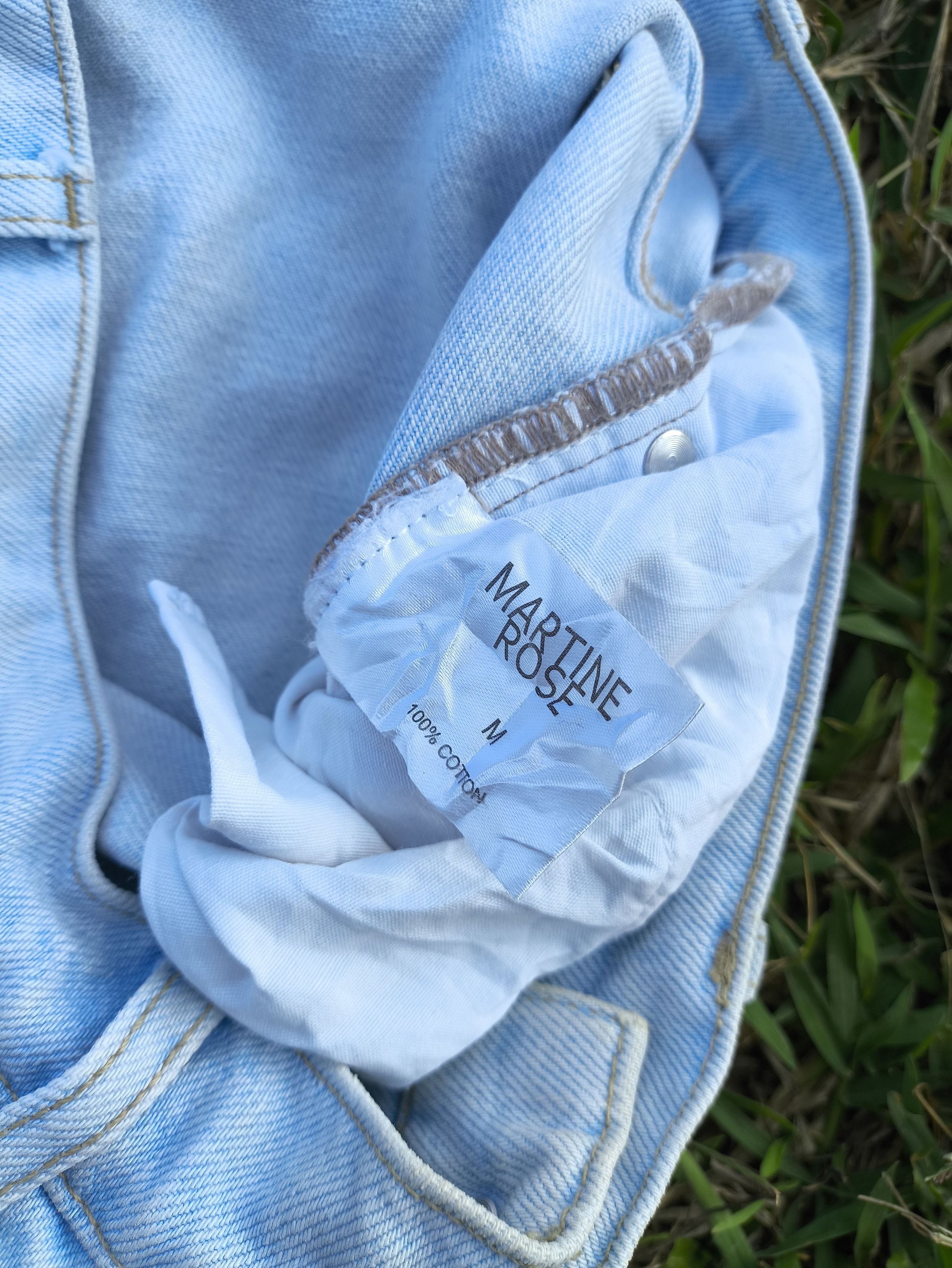Martine Rose Martine rose denim jeans pants Light blue Size US 29 - 4 Thumbnail