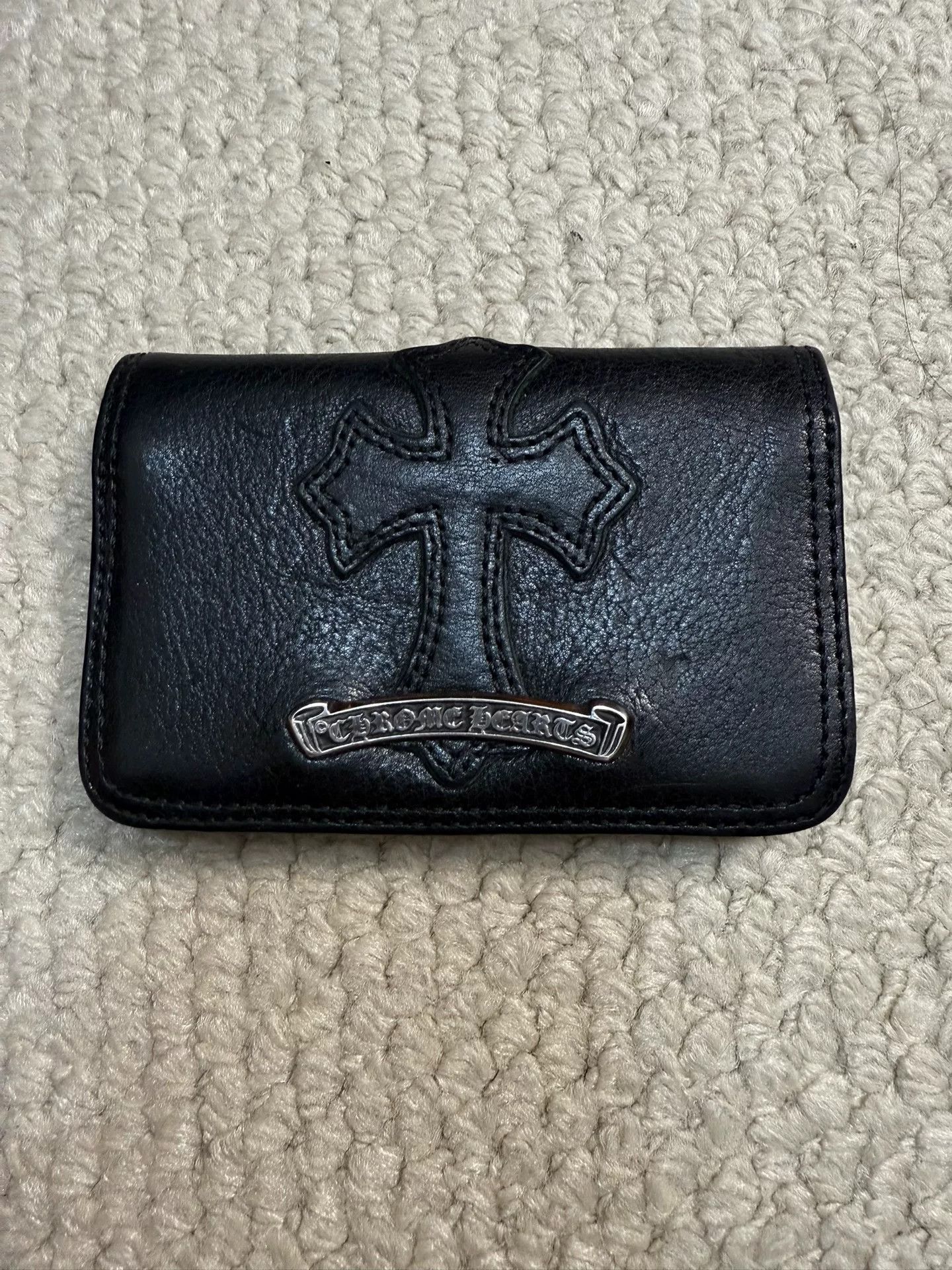 Chrome Hearts Chrome Hearts Cross Leather Card Wallet Size ONE SIZE - 1 Thumbnail