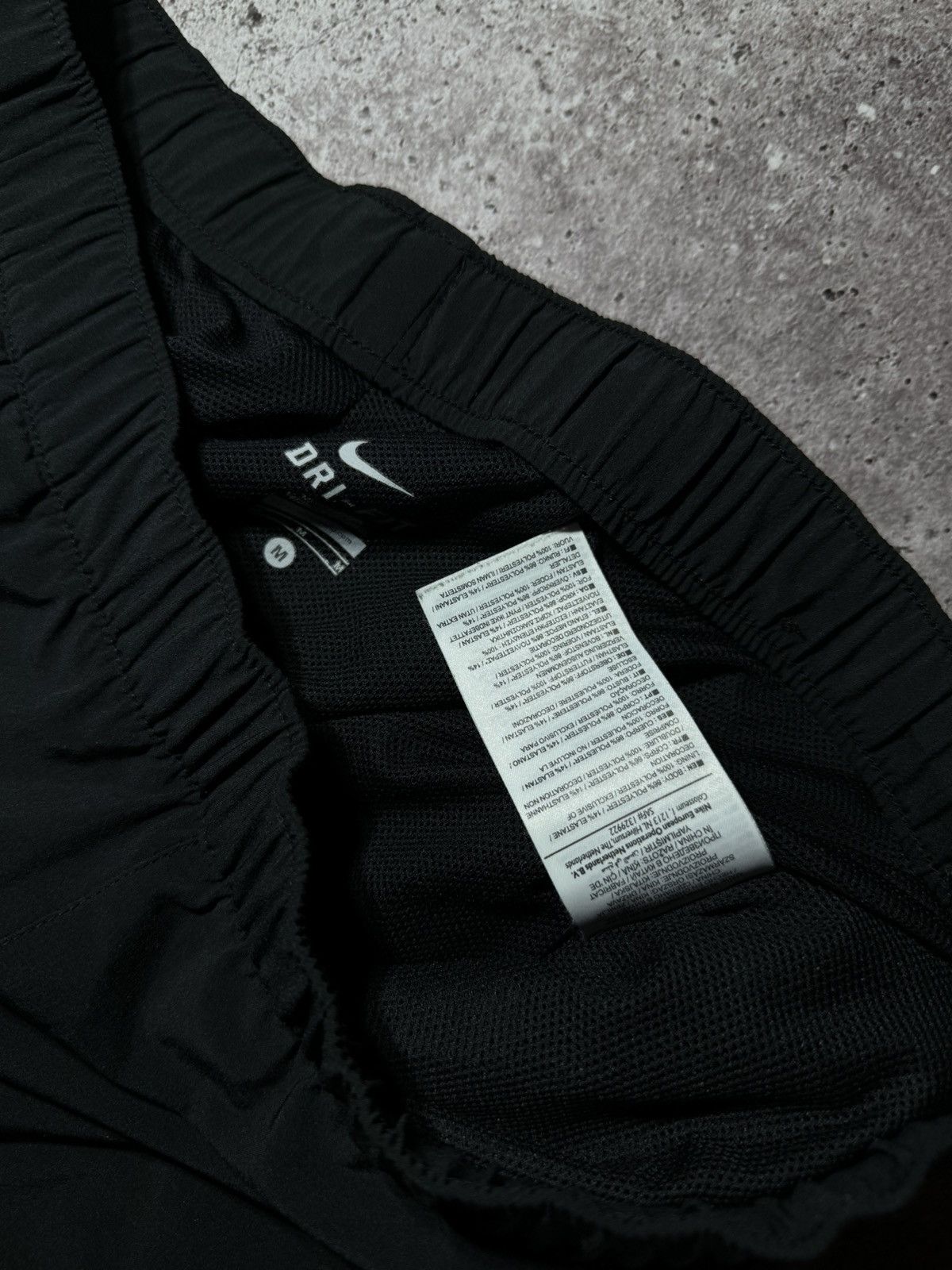 Nike × Vintage Nike Vintage Streetwear Casual Drill y2k Black Sweatpants Size US 32 / EU 48 - 8 Thumbnail