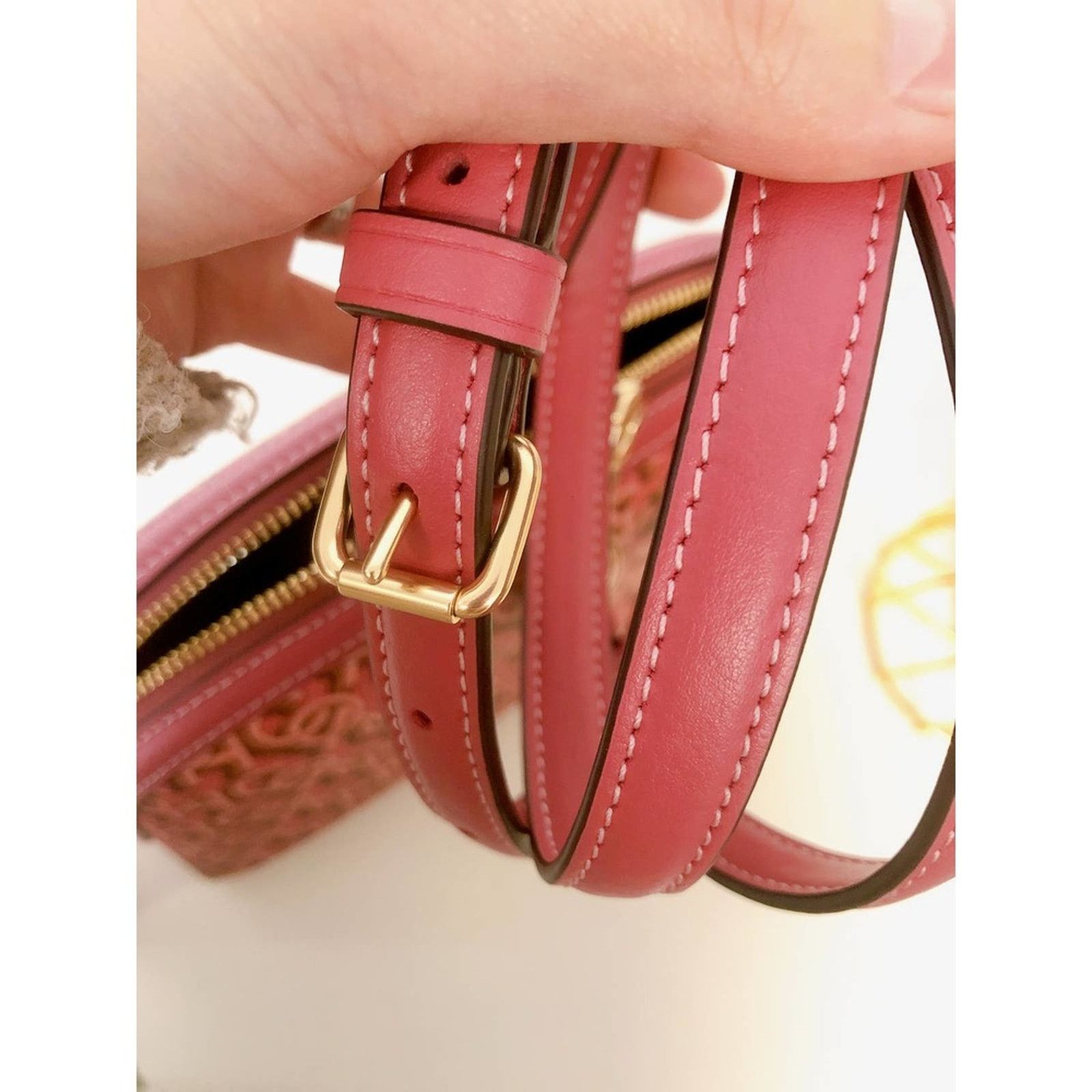 Coach Coach CF343 Madi Crossbody With Coach Monogram Print Rouge Size ONE SIZE - 7 Thumbnail
