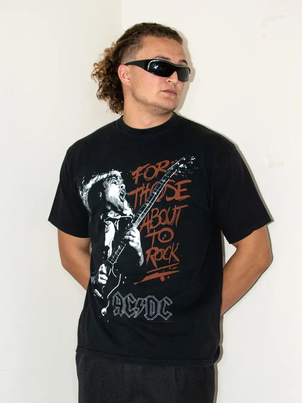Band Tees × Vintage Y2K vintage ACDC rock band graphic t-shirt Size US L / EU 52-54 / 3 - 2 Thumbnail