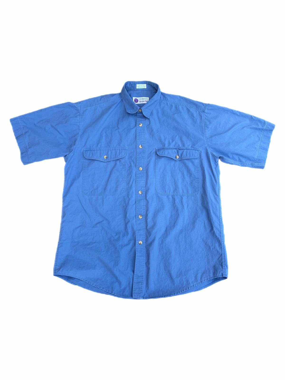 Other Wimbledon Collection Racquet Club Short Sleeve Button Down Size US M / EU 48-50 / 2 - 1 Thumbnail