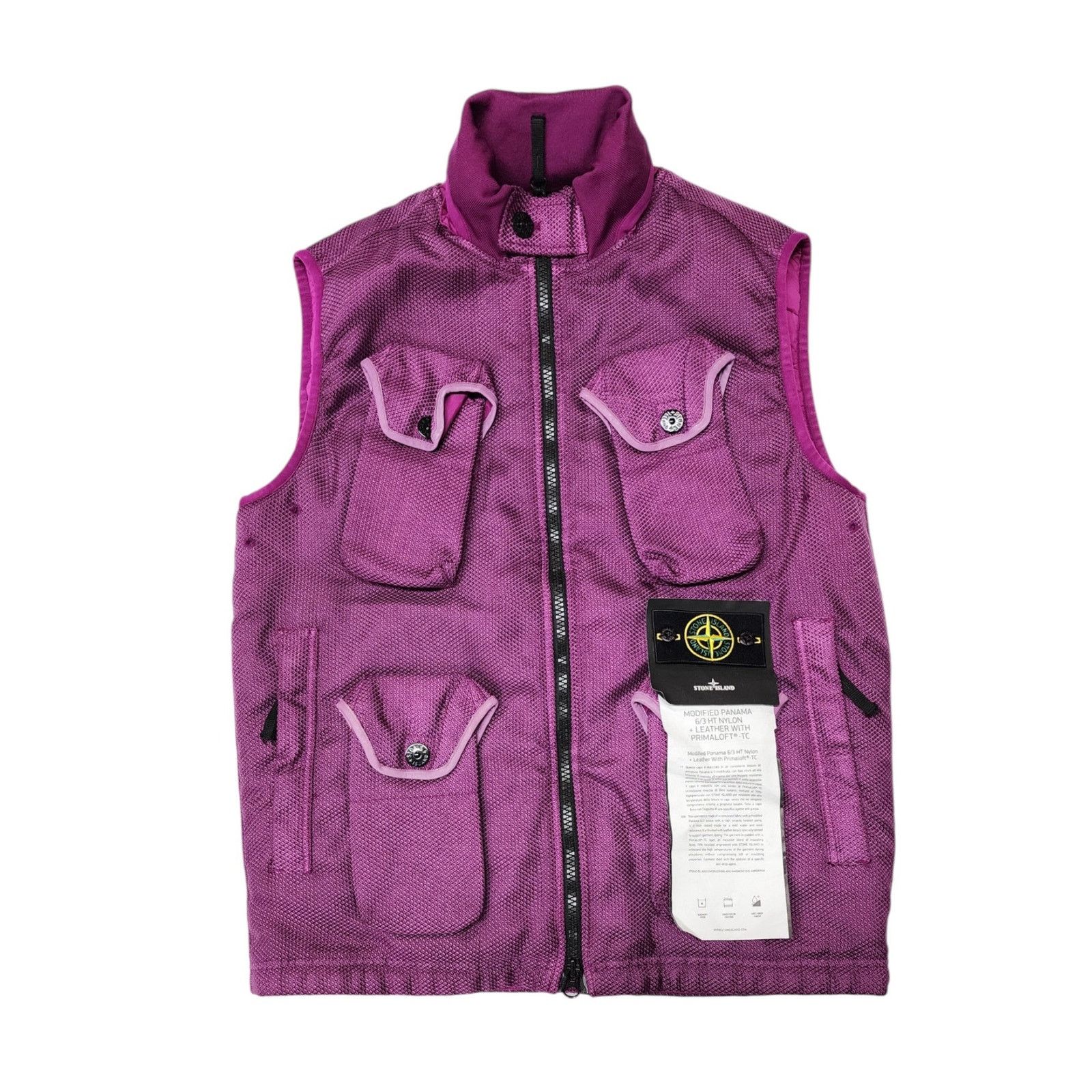 Stone Island Panama Modified Vest Purple L $1298 Size US L / EU 52-54 / 3 - 1 Thumbnail