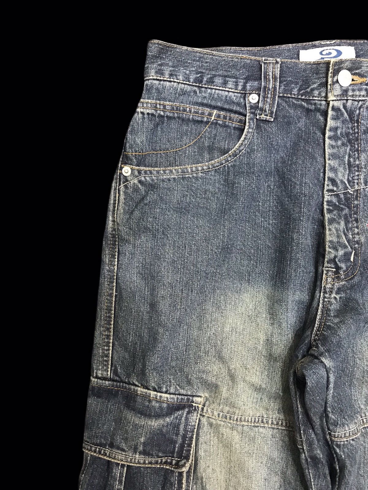 Vintage 💥BAGGY💥VINTAGE PIKO SURF CARGO DENIM F348 Size US 30 / EU 46 - 3 Thumbnail