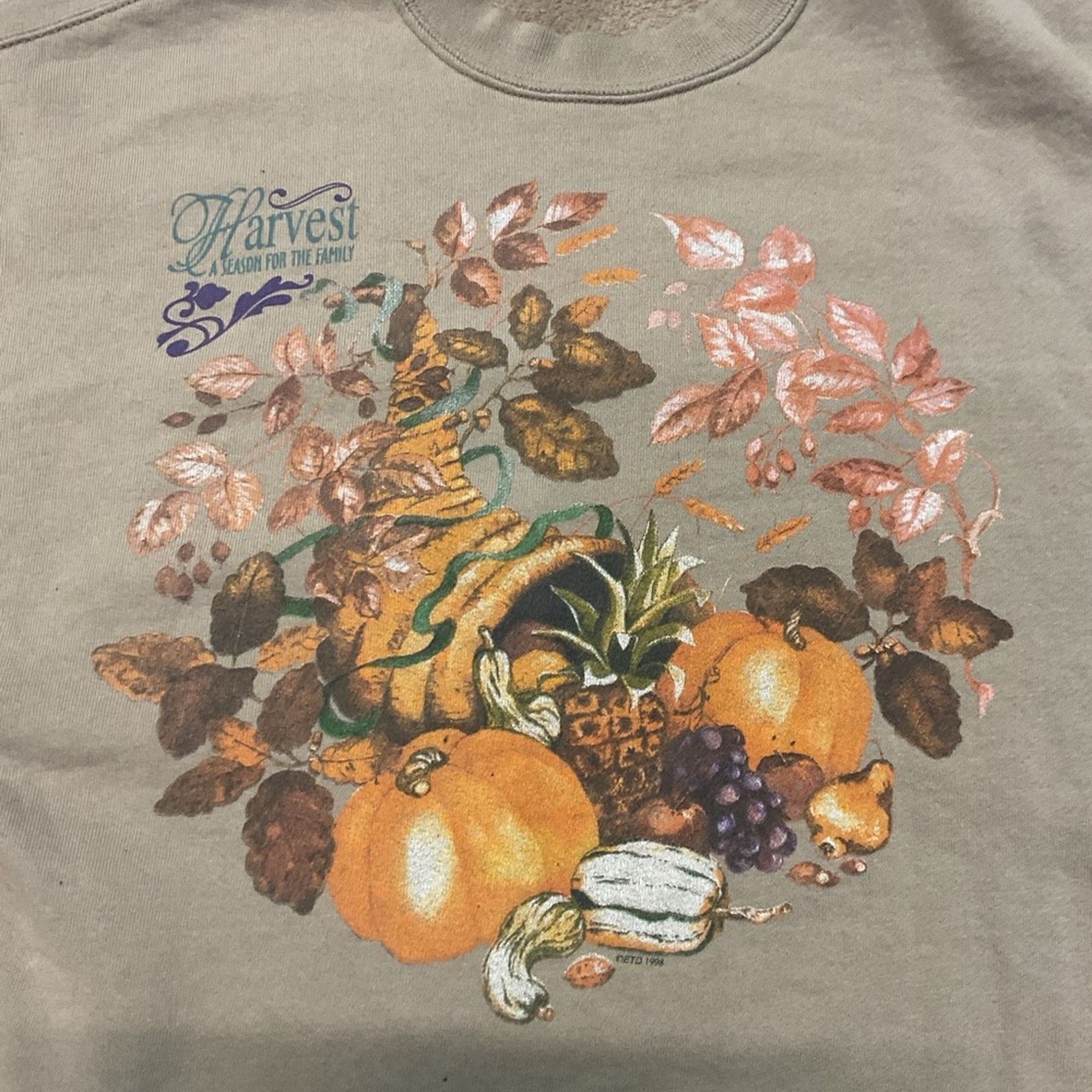 Jerzees Vintage 90’s Jerzees Harvest Sweatshirt Size US L / EU 52-54 / 3 - 6 Thumbnail