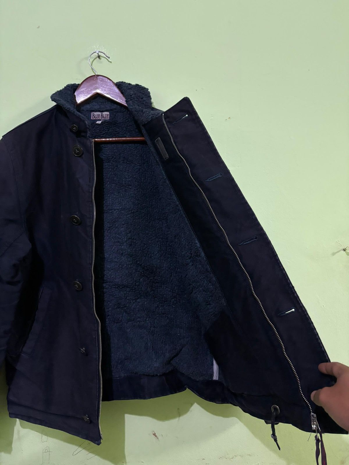 Blue Blue Japan × HOLLYWOOD RANCH MARKET VTG 90's Blue Blue Japan N1 Deck Jacket Military Fashion Size US L / EU 52-54 / 3 - 5 Thumbnail