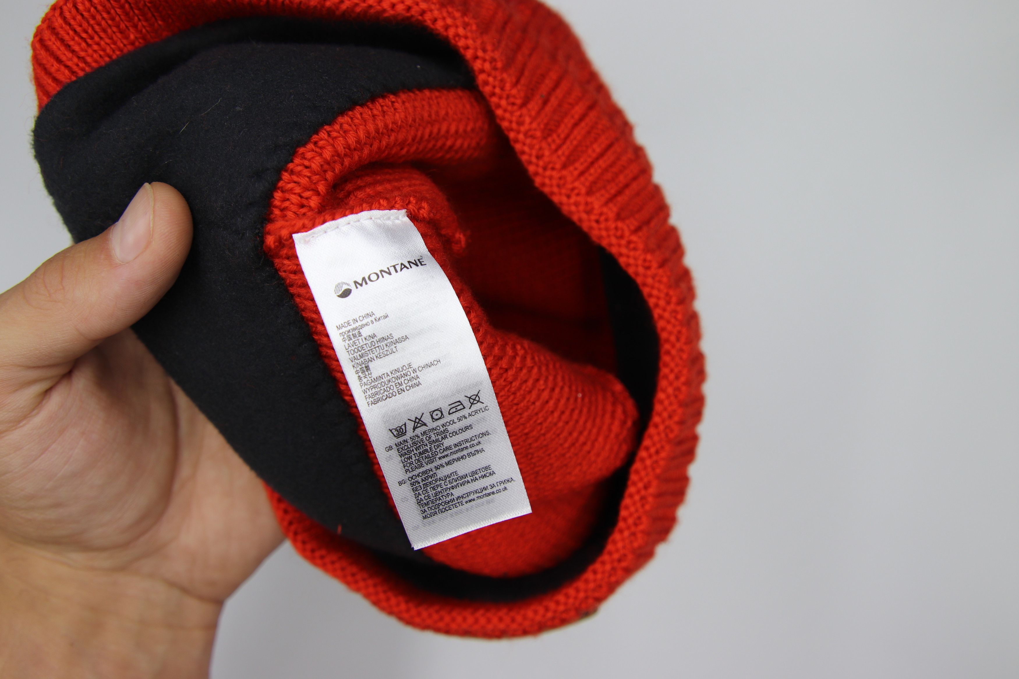 Montane Montane 50% Merino Beanie red orange Size ONE SIZE - 3 Thumbnail