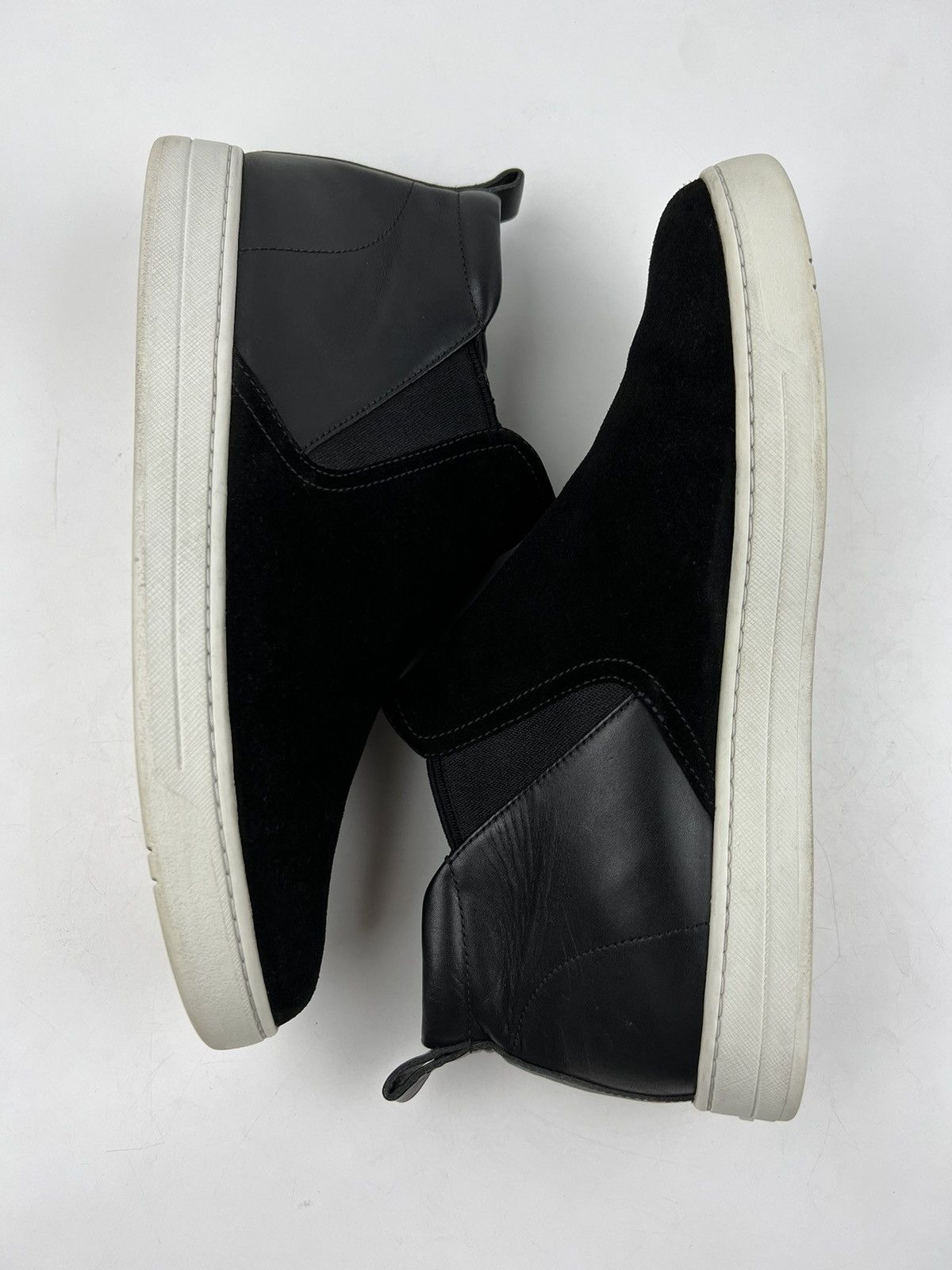 Prada PRADA Boots Suede/Leather Chelsea Ankle Shoes Black Men’s Size US 7.5 / EU 40-41 - 12 Thumbnail