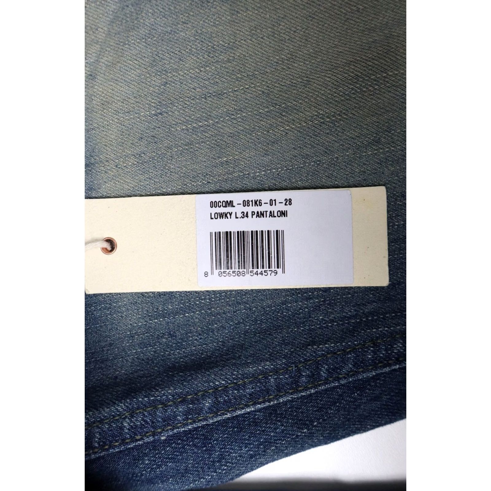 Diesel DIESEL Lowky Regular Straight Low Waist Jeans Women's W28/L34 Blue Faded 081K6 Size 28" / US 6 / IT 42 - 7 Thumbnail