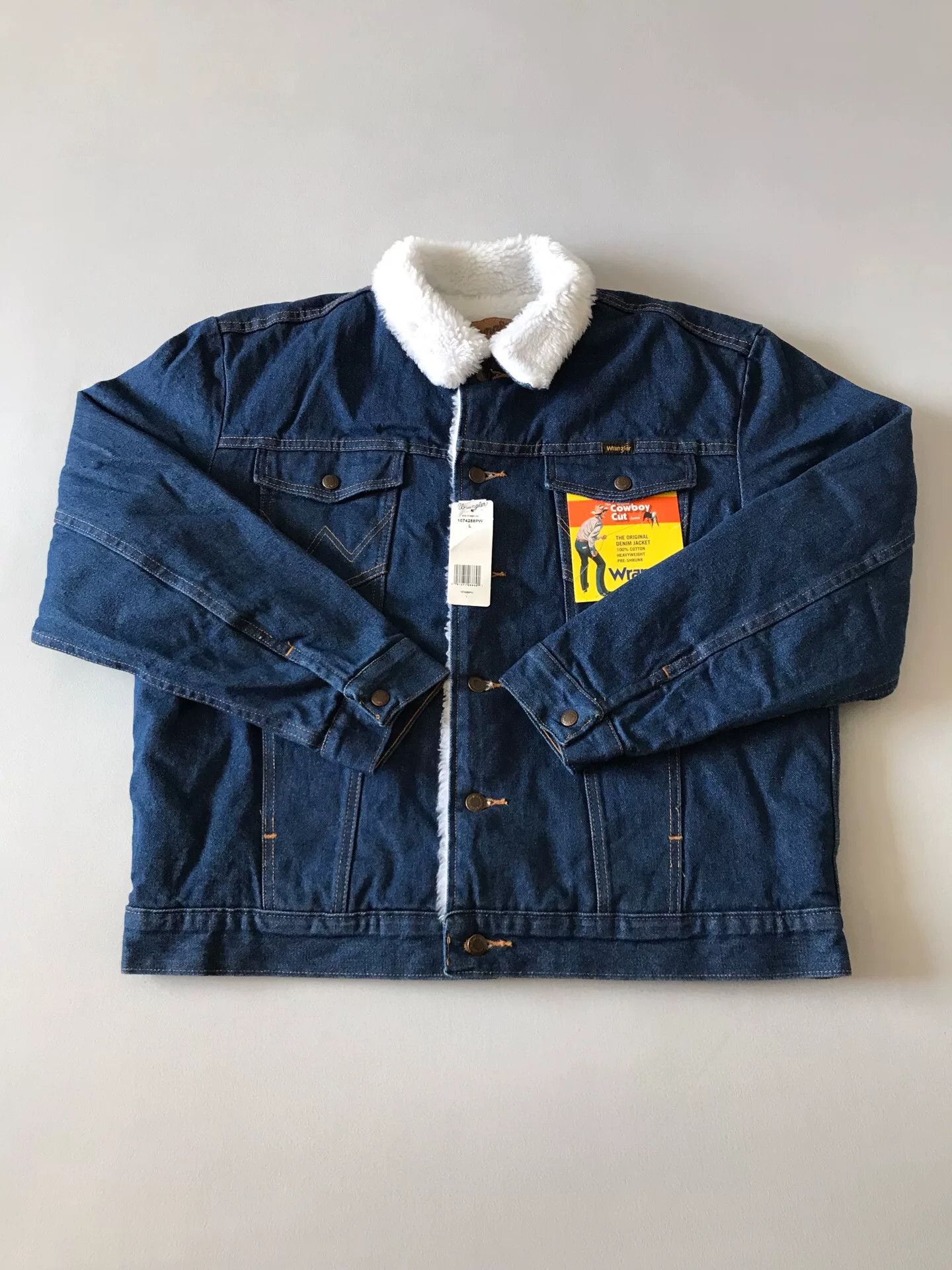 Wrangler Wrangler Sherpa Lining Denim Jacket Size US L / EU 52-54 / 3 - 1 Thumbnail