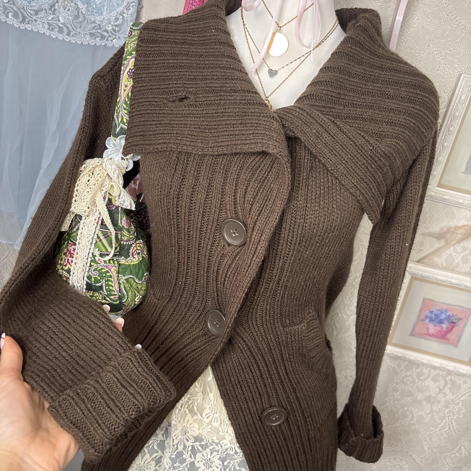 Mossimo y2k elena gilbert layering cardigan Size XS / US 0-2 / IT 36-38 - 4 Thumbnail