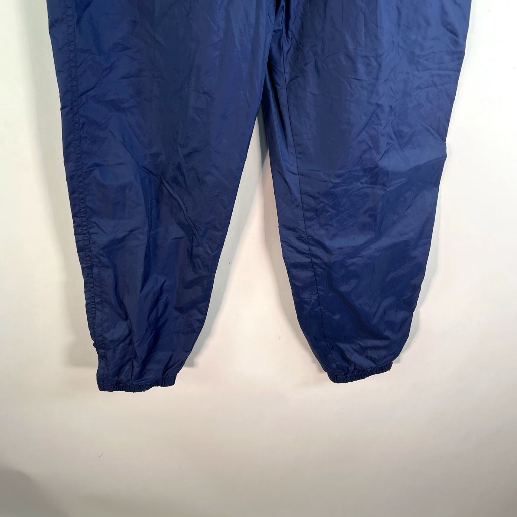 Nike VINTAGE Nike Track Pants Women Size S Blue Lined Tapered Activewear 90s Athleisure Size 28" / US 6 / IT 42 - 4 Thumbnail