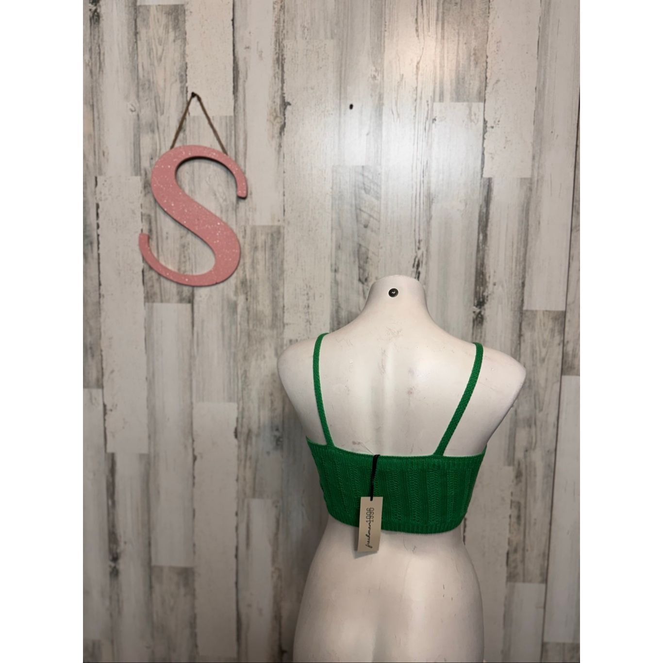 Freeman Fredman 1996 Green Knit Crop Top & Midi Skirt Set Size Small nwt Size 26" / US 2 / IT 38 - 4 Thumbnail
