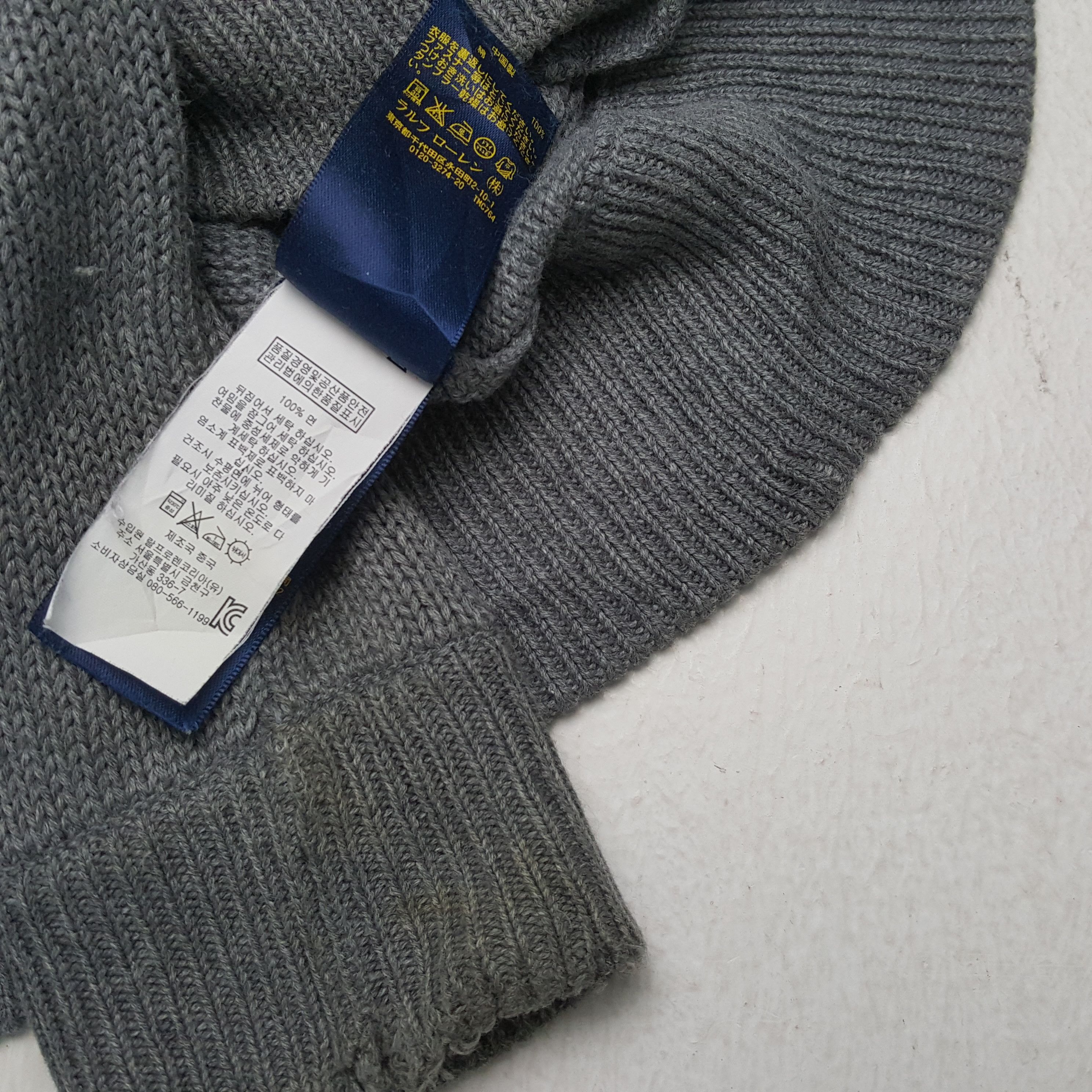 Polo Ralph Lauren × Vintage POLO RALPH LAUREN Fashion Style Big Logo Design Sweater Size XS / US 0-2 / IT 36-38 - 7 Thumbnail