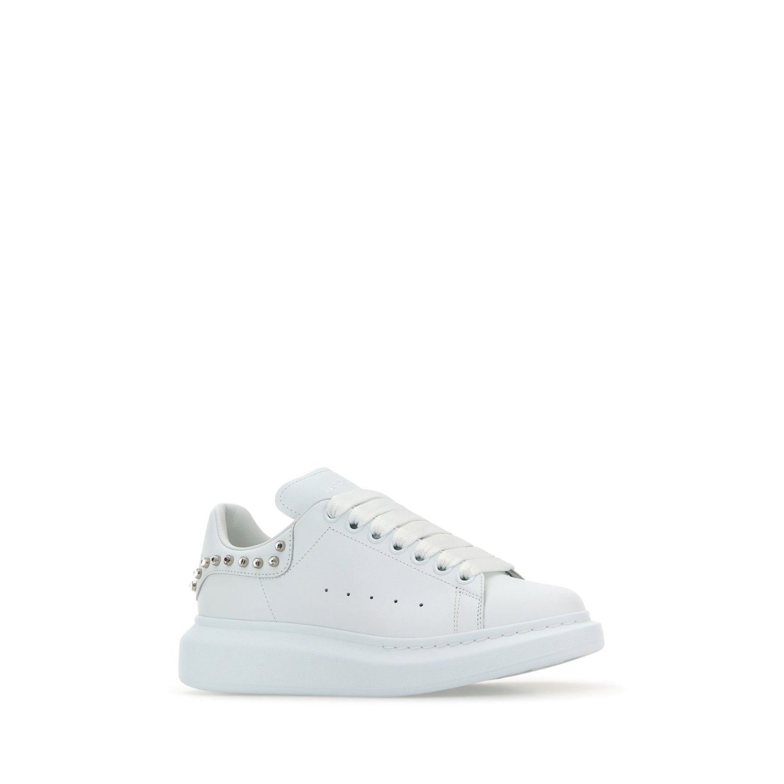 Alexander McQueen ALEXANDER MCQUEEN White Leather Sneakers New & Authentic (Wo Size US 9 / IT 39 - 2 Thumbnail
