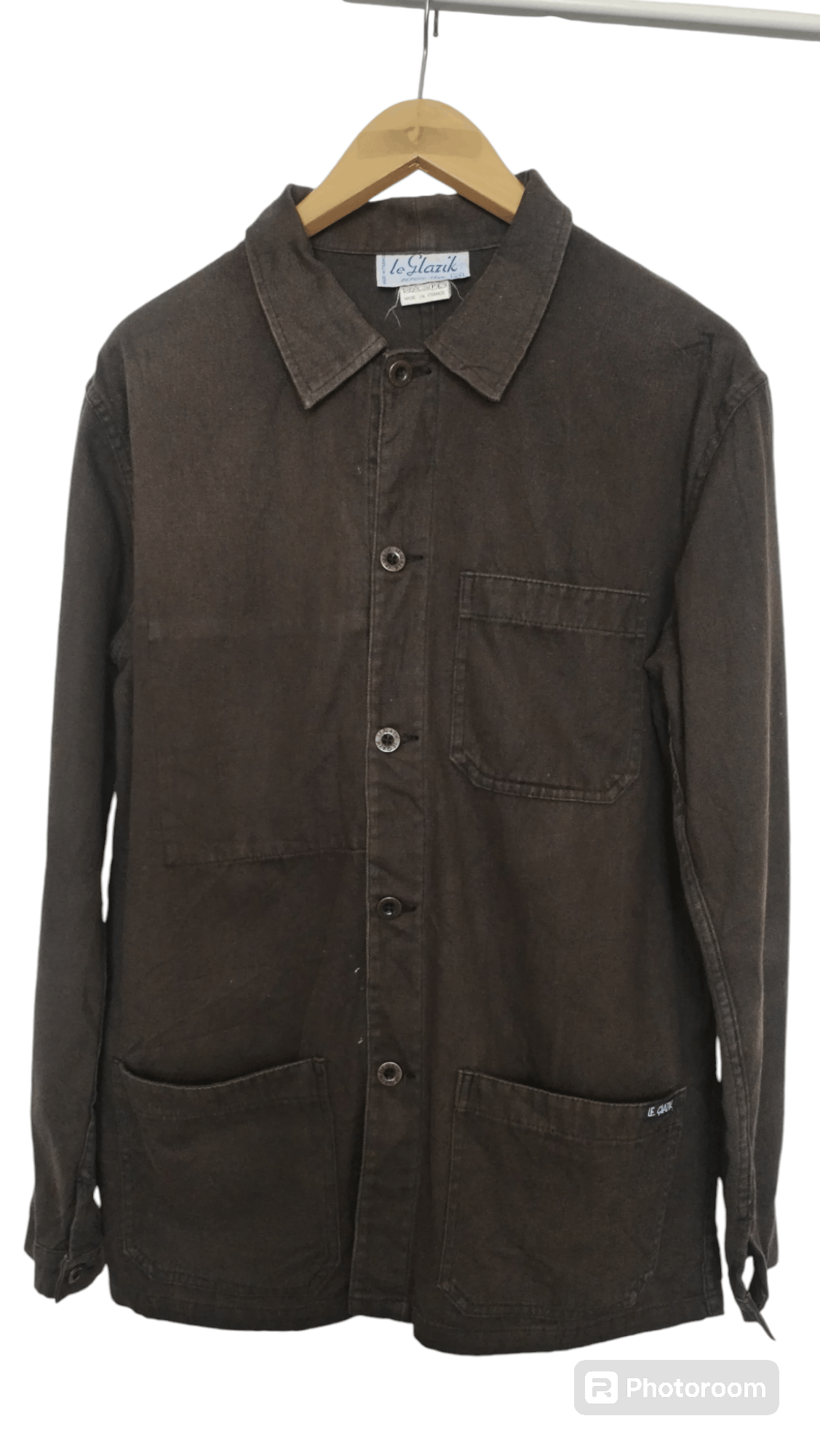 Vintage Vintage Le Grazik Cotton Wool Chore Jacket Made in France Size US M / EU 48-50 / 2 - 1 Thumbnail