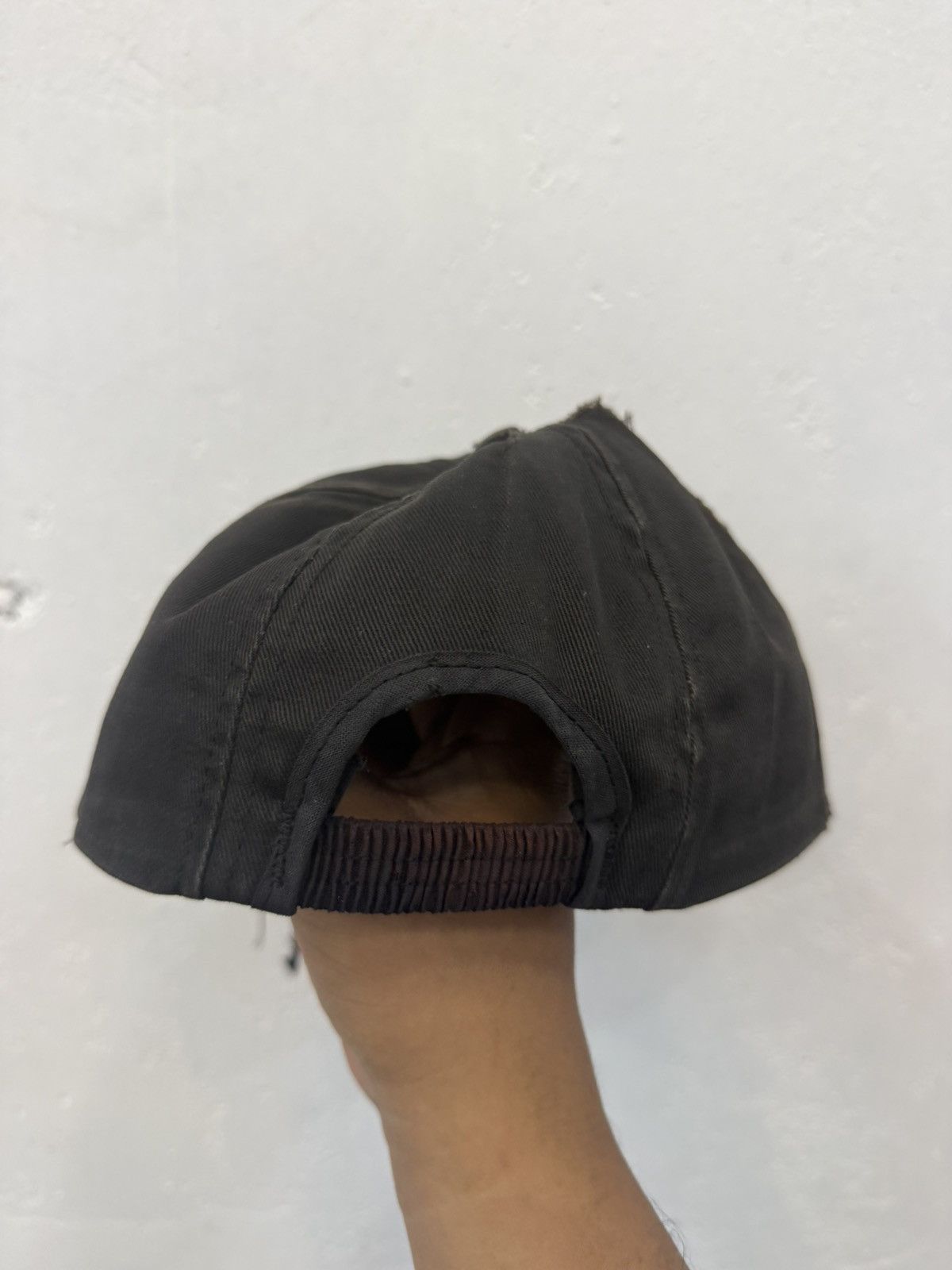 DKNY VTG Destroy Toasted DKNY Distress 6 Panel Hat Size ONE SIZE - 3 Thumbnail