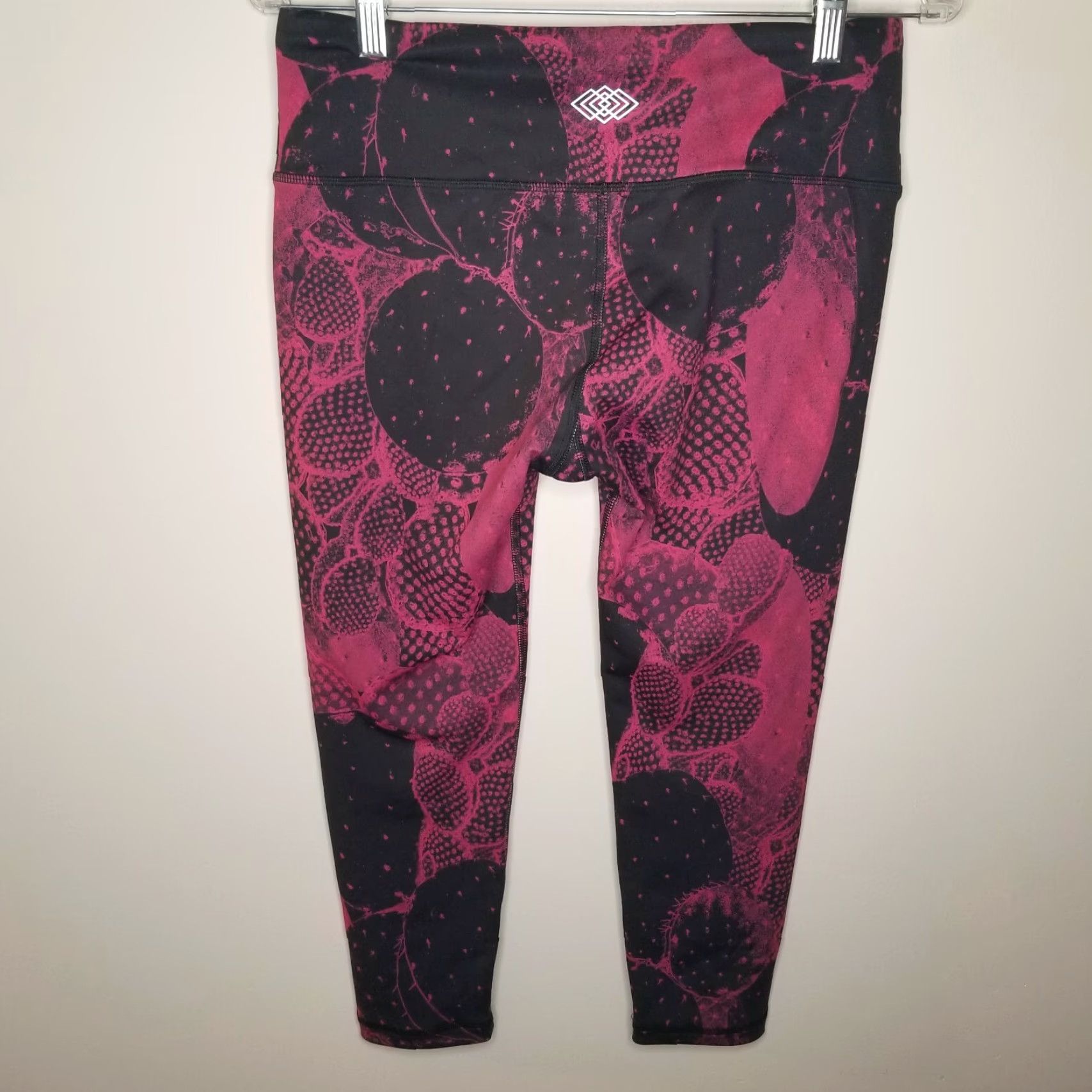 Pinko UINTAH Women's Pink Black Yoga Leggings Size 3 Compression Activewear Size 26" / US 2 / IT 38 - 4 Thumbnail