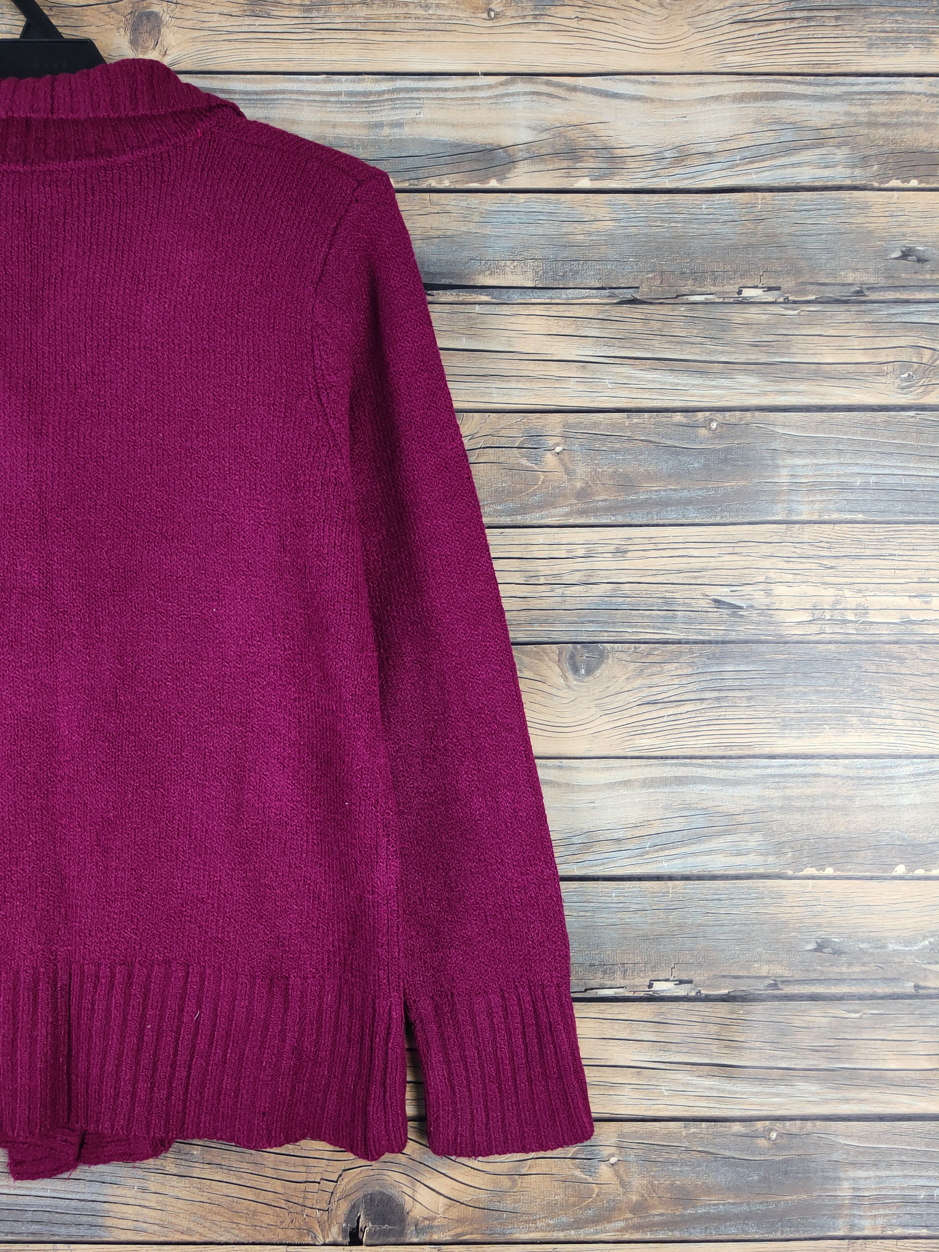 Japanese Brand × Vintage Japanese Brand Purple Knitwear Cardigan #W1142 Size M / US 6-8 / IT 42-44 - 12 Thumbnail