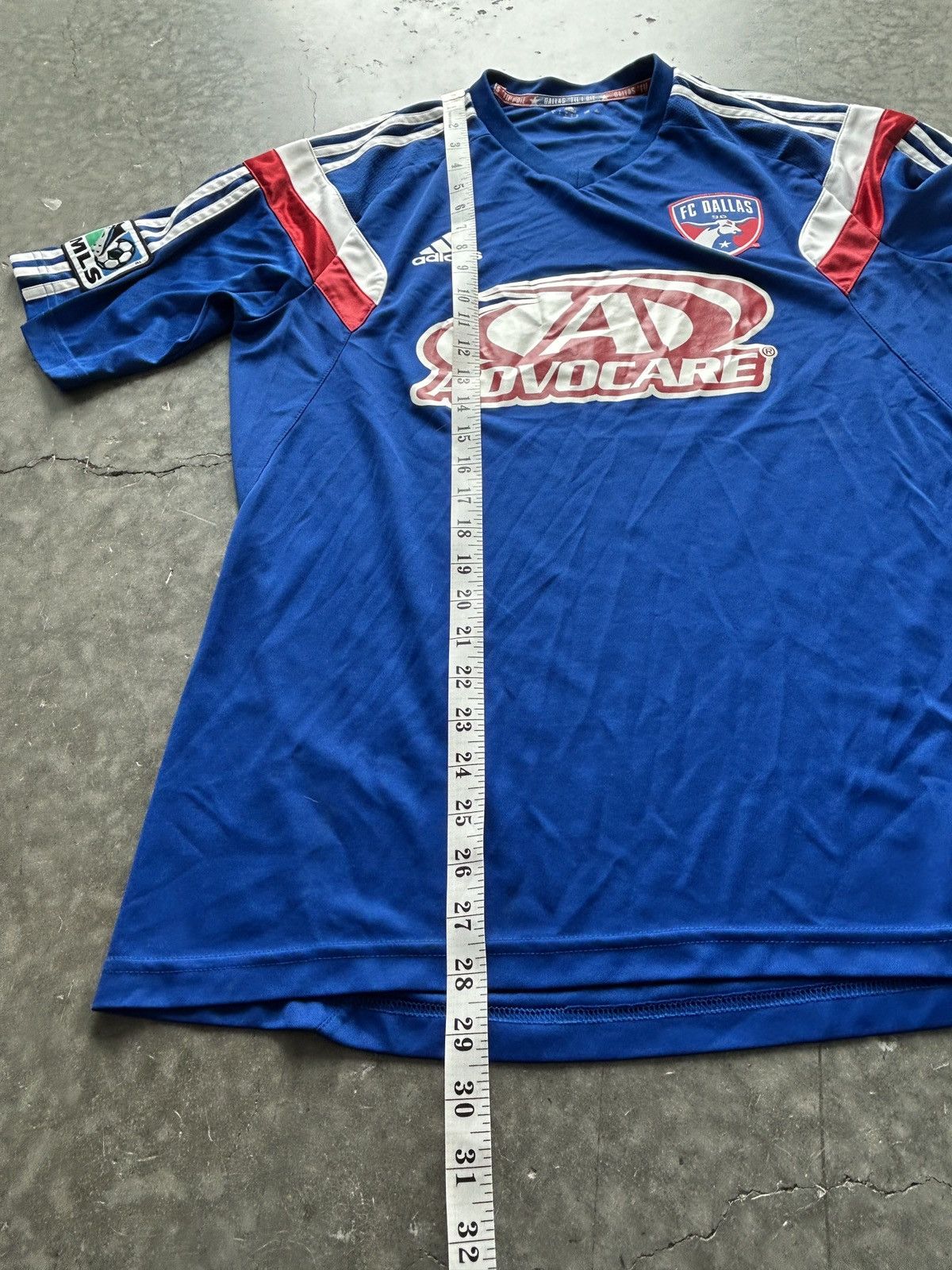 Adidas 2013 Adidas FC Dallas Soccer Jersey Size US L / EU 52-54 / 3 - 9 Thumbnail