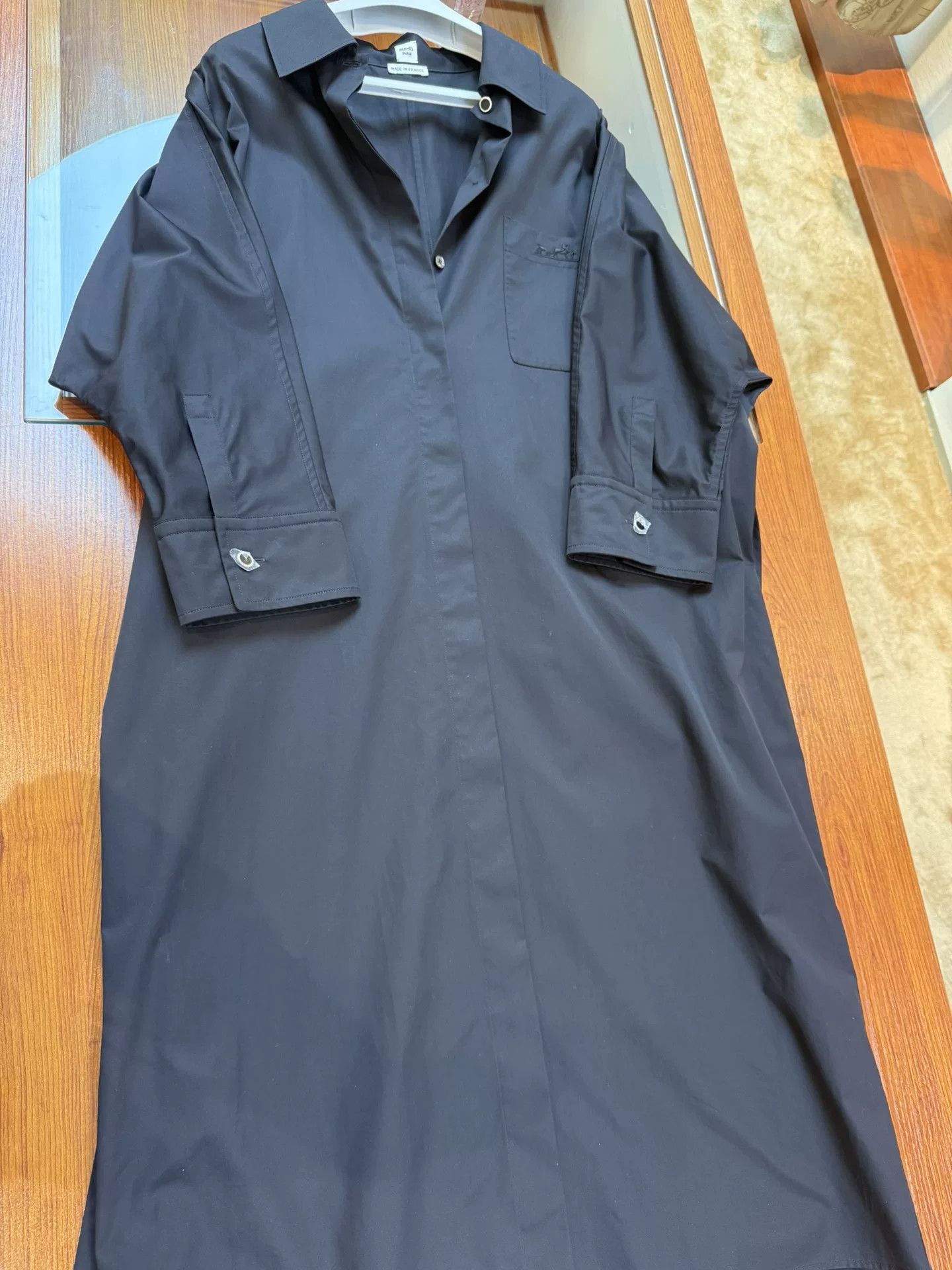 Hermes Black Cotton Dress