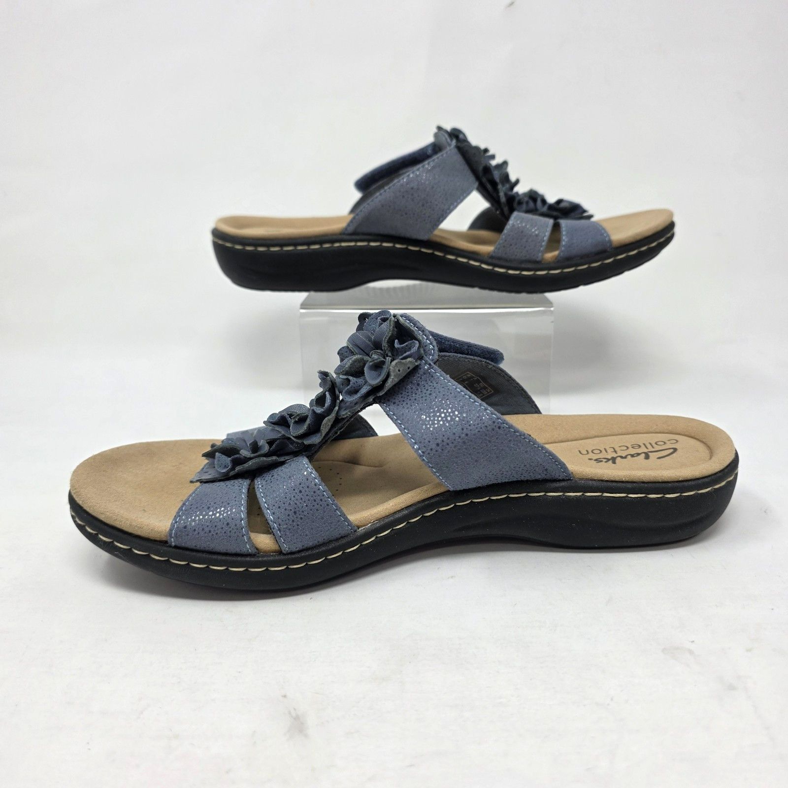 Clarks Clarks Women's 7 US Laurieann Judi Flat Sandal Leather Shoes Size US 7 / IT 37 - 10 Thumbnail