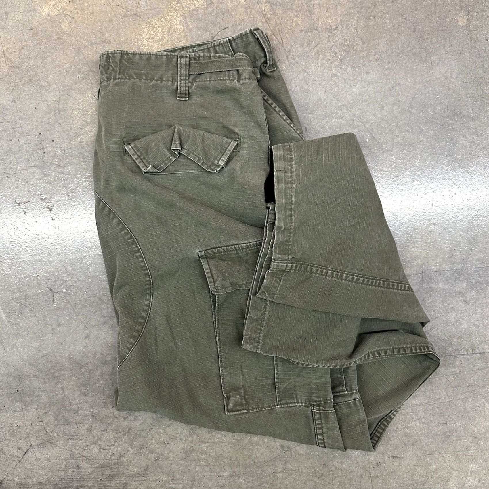 Olive TRU-SPEC Cargo Pants Men’s Large Regular Olive Army Green 2000s Size US 33 - 7 Thumbnail
