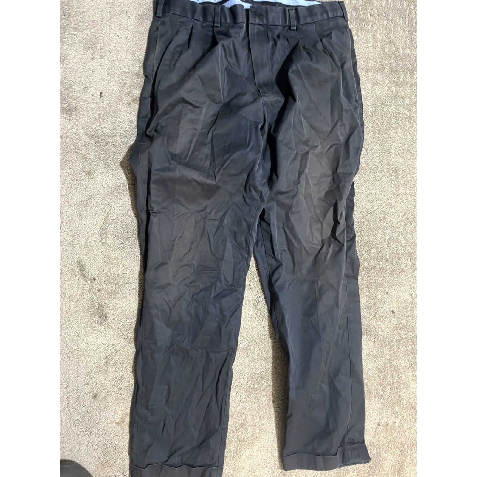 Brooks Brothers BROOKS BROTHERS Lightweight Chino Pants 38x34 Navy Blue Mens Size US 38 / EU 54 - 3 Thumbnail