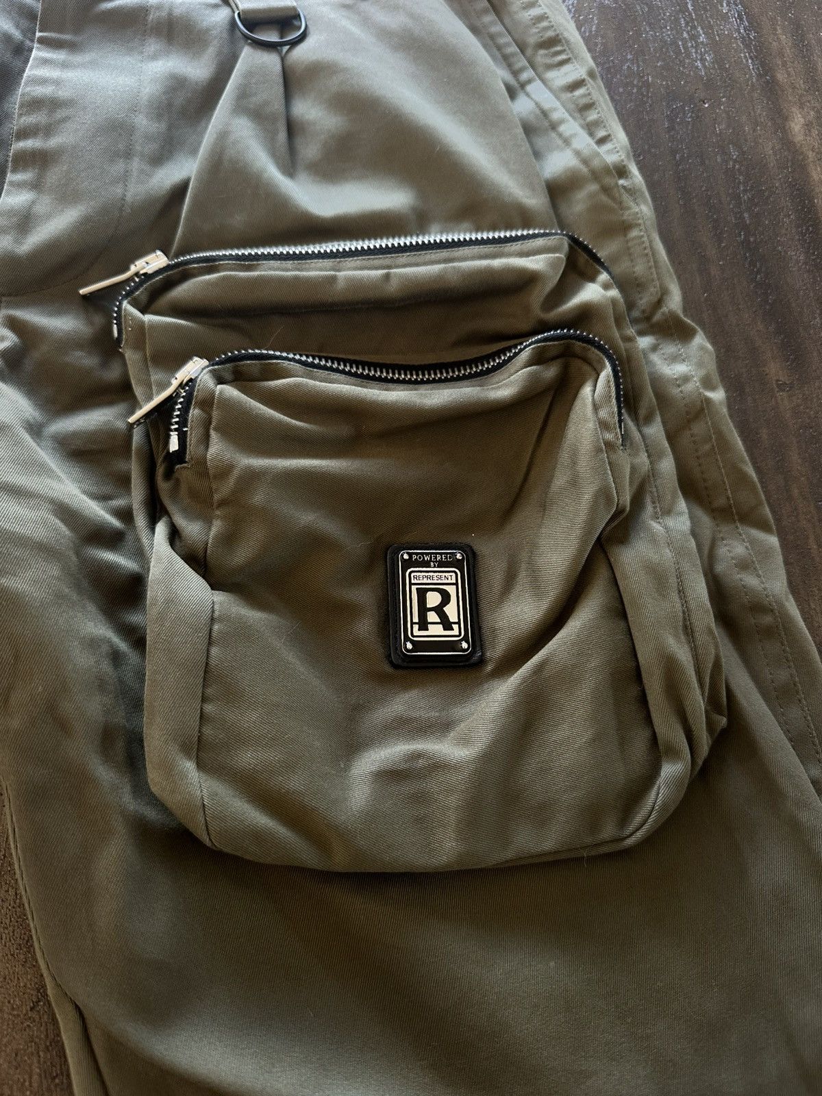 Represent Clo. Green Cargo Pants FW19 - Medium Size US 32 / EU 48 - 4 Thumbnail