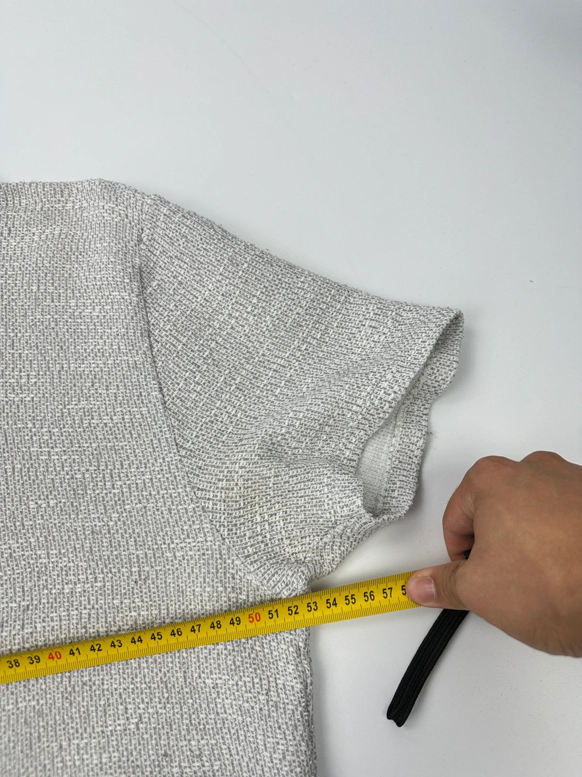 Our Legacy Our Legacy SS2016 Grey Cotton Layer Knit Tee Size US M / EU 48-50 / 2 - 11 Thumbnail