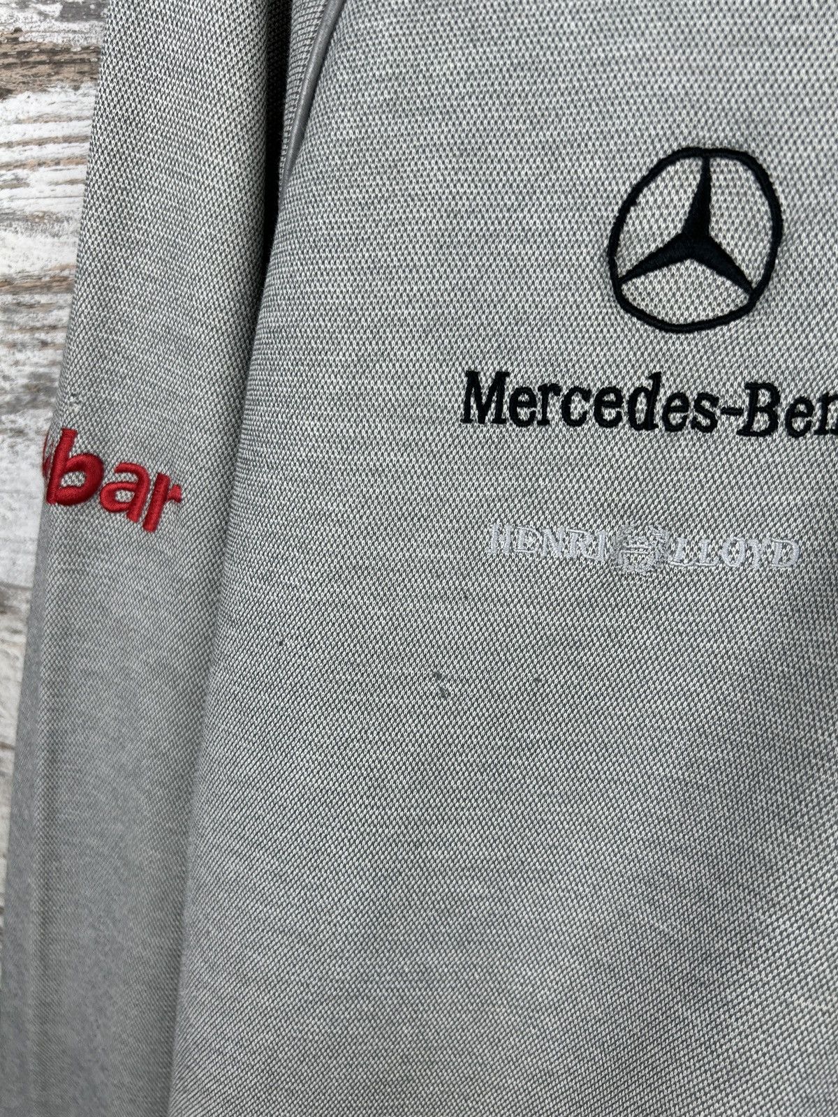 Mercedes-Benz × Vintage Mens Vintage Distressed Mercedes 1/3 zip sweatshirt rare y2k Size US XL / EU 56 / 4 - 9 Thumbnail