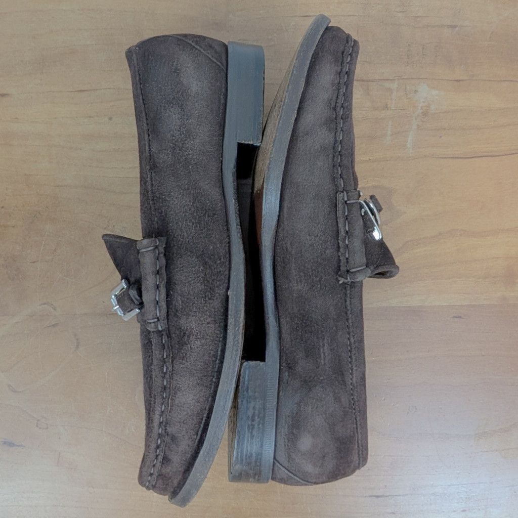 Ralph Lauren × Ralph Lauren Purple Label Ralph Lauren Collection Italian Made ladies' Suede Loafers 8 Size US 8 / IT 38 - 4 Thumbnail