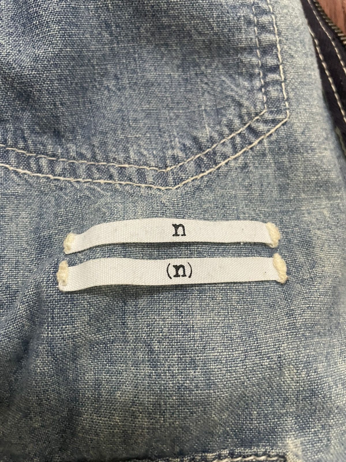 Number (N)ine Number(N)ine Denim Zip Up Jacket Size US M / EU 48-50 / 2 - 7 Thumbnail