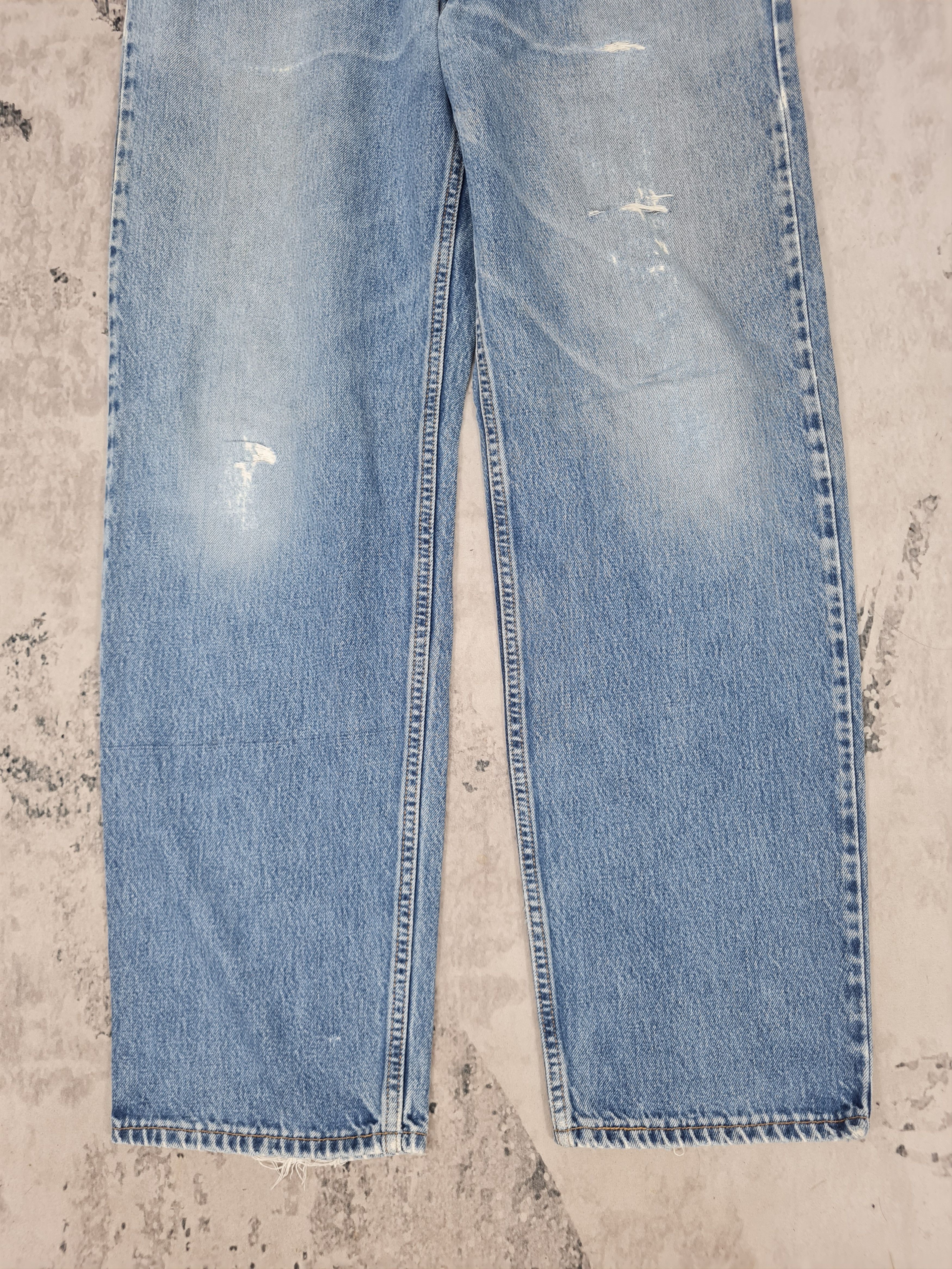 Levi's Vintage Clothing Vtg 90's LEVIS Ripped Faded Stain Jeans L0364 Size 36X31.5 Size US 36 / EU 52 - 3 Thumbnail