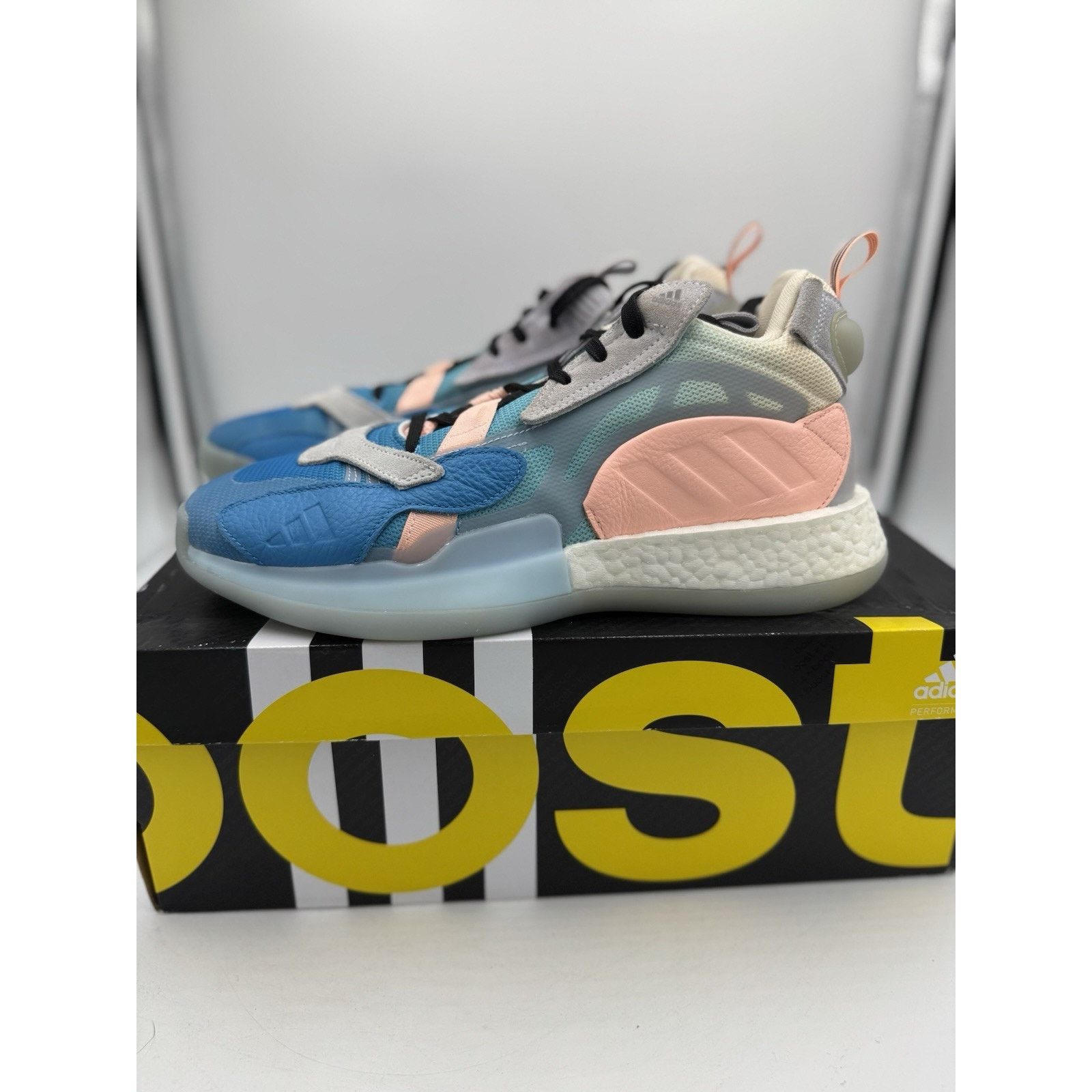 Adidas Size 10 - adidas ZoneBoost Aeroblue Clear Orange bs905 Size US 10 / EU 43 - 2 Thumbnail