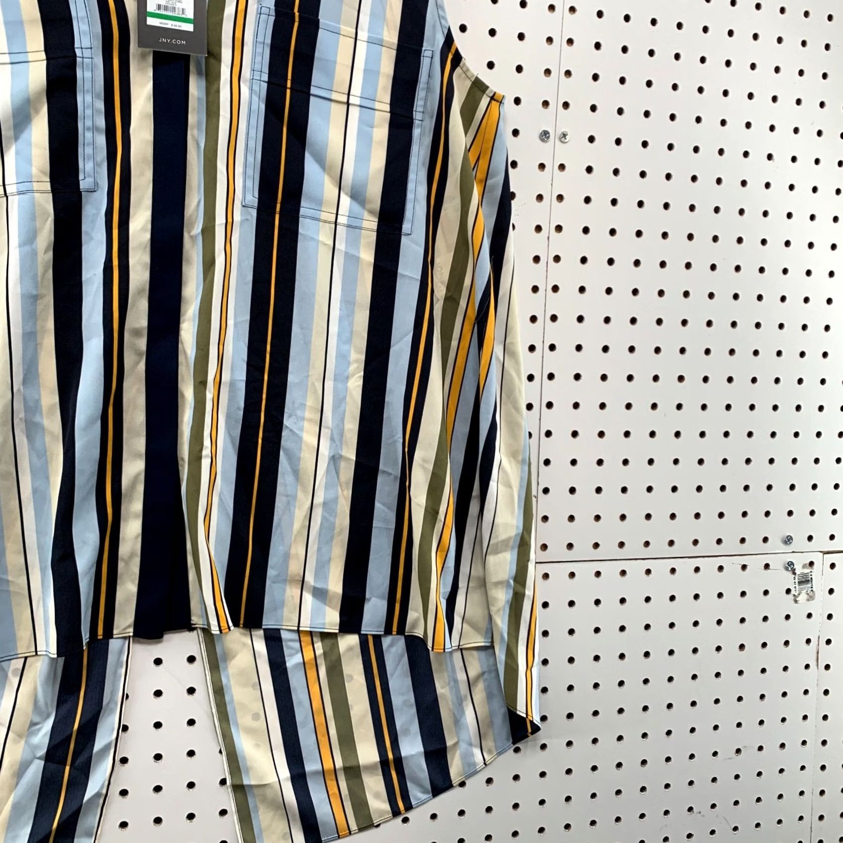 Jones New York Jones New York Sleeveless Blouse Womens Large Striped Open Back NWT 21.5X25 Size L / US 10 / IT 46 - 4 Thumbnail