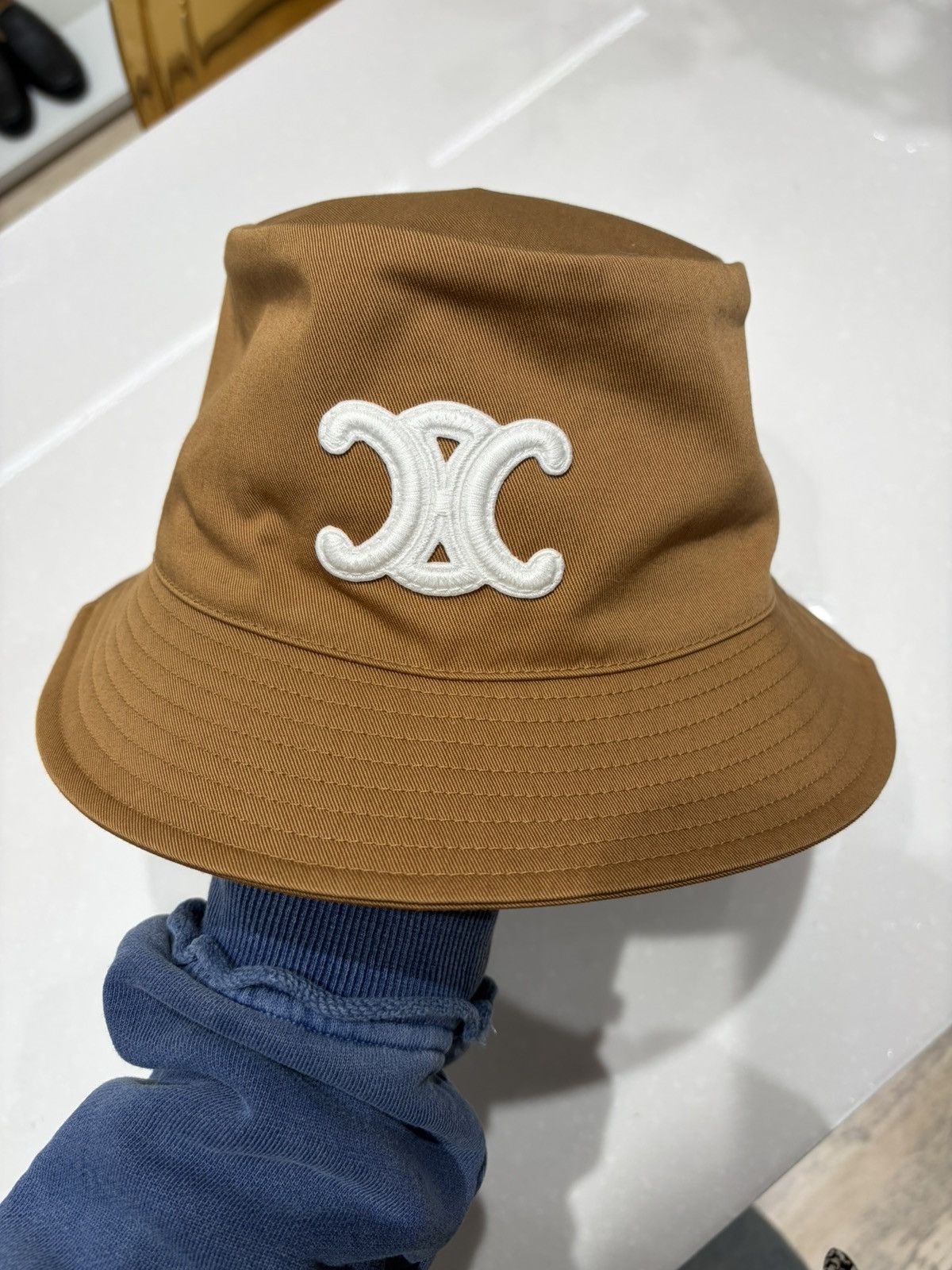 Celine M - women’s camel fisherman hat - new with tag Size ONE SIZE - 1 Thumbnail