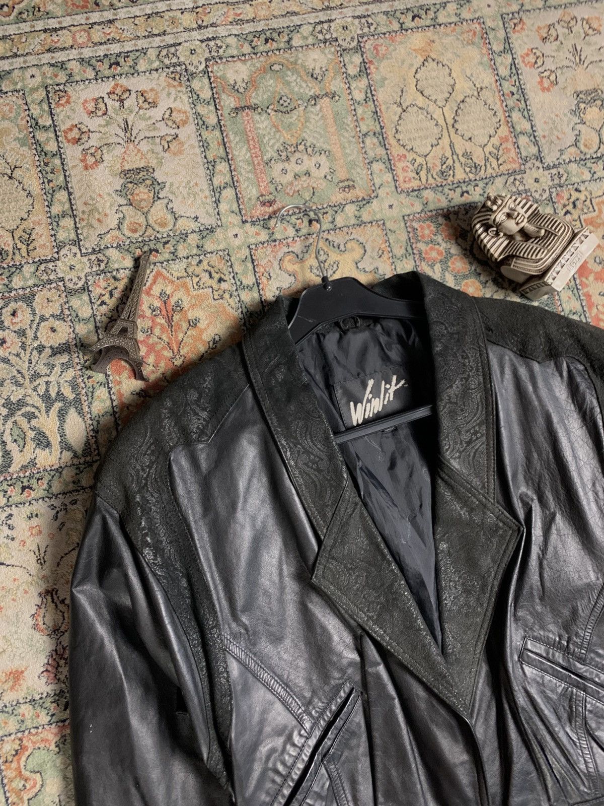 Japanese Brand × Vintage 🔥RARE CROPPED GENUINE LEATHER JACKET WINLIT ISSEY MIYAKE Size US S / EU 44-46 / 1 - 4 Thumbnail